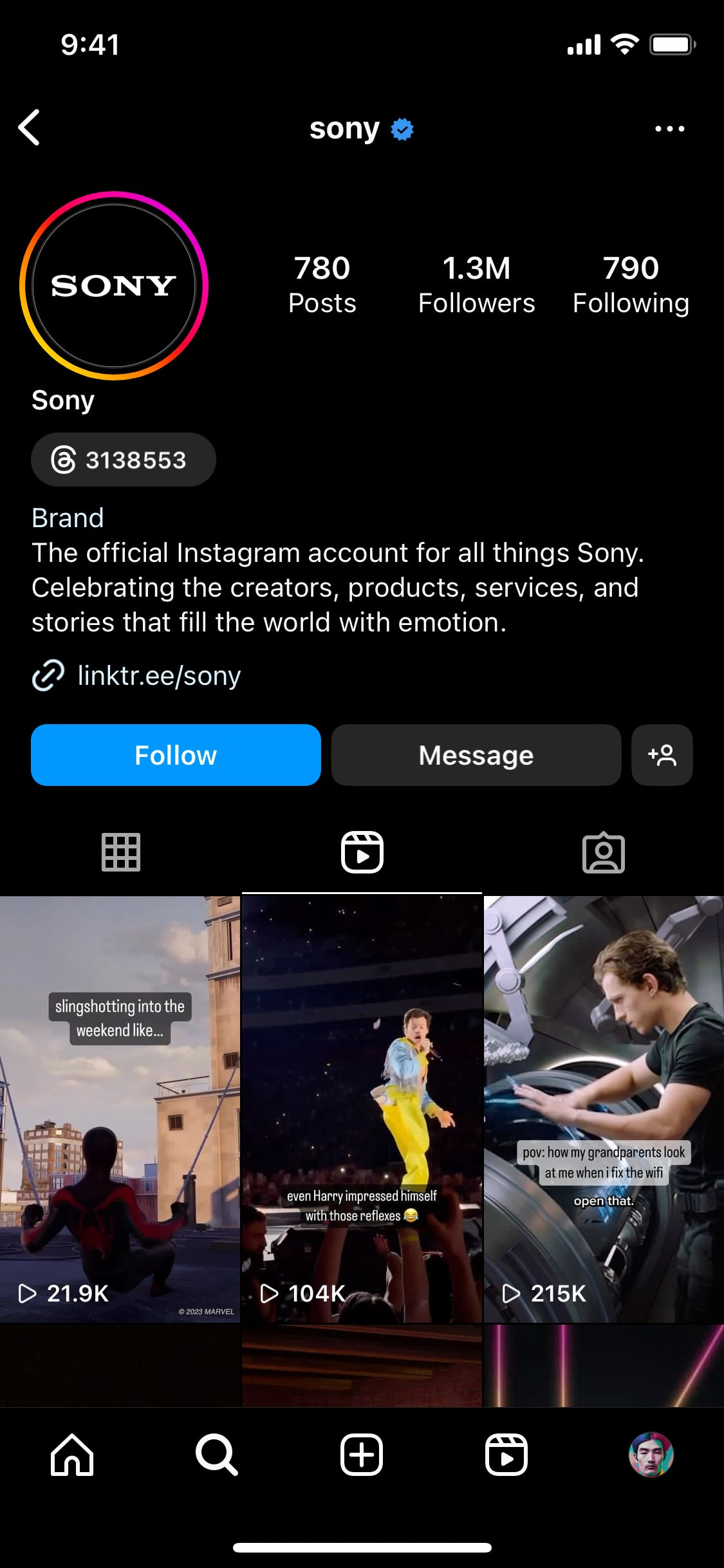 Instagram iOS screen 128