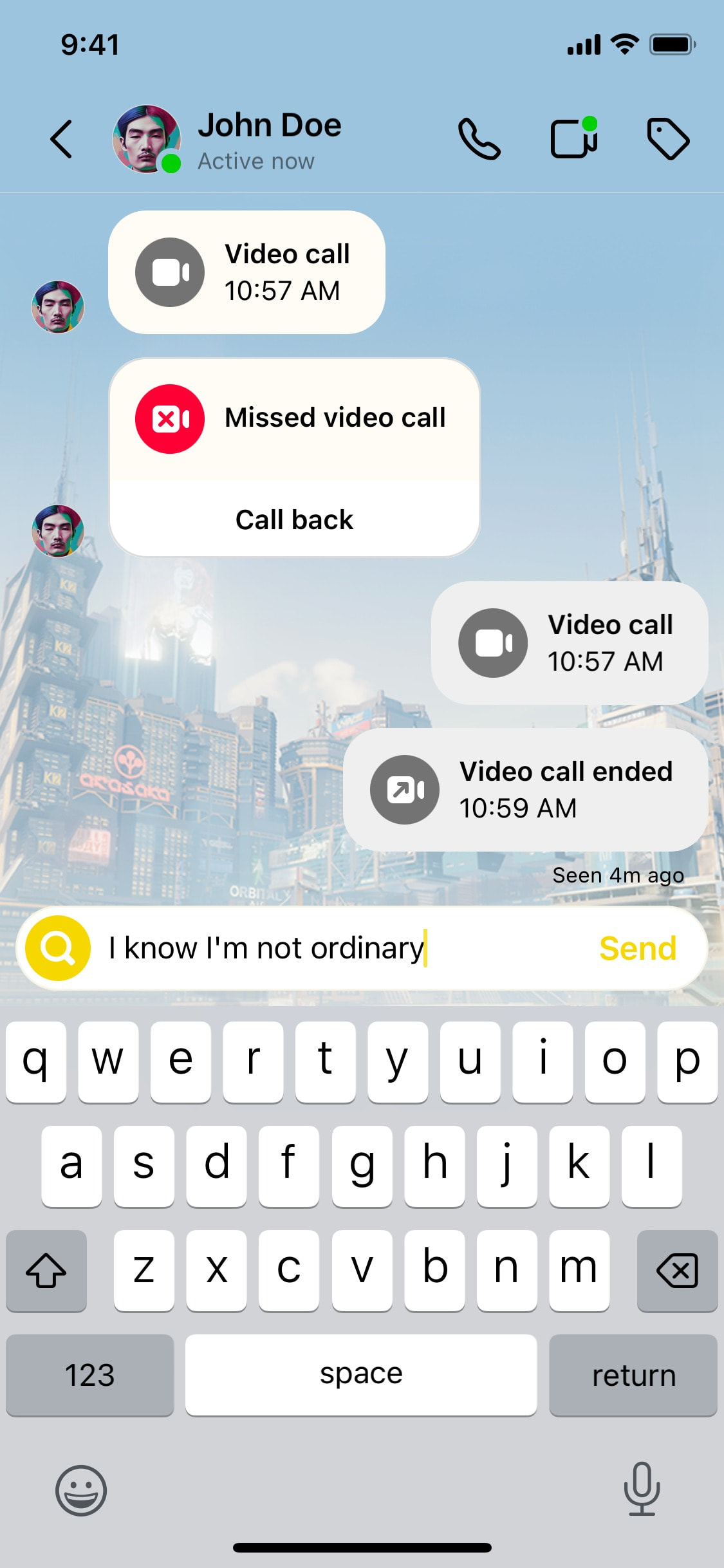 Instagram iOS screen 836