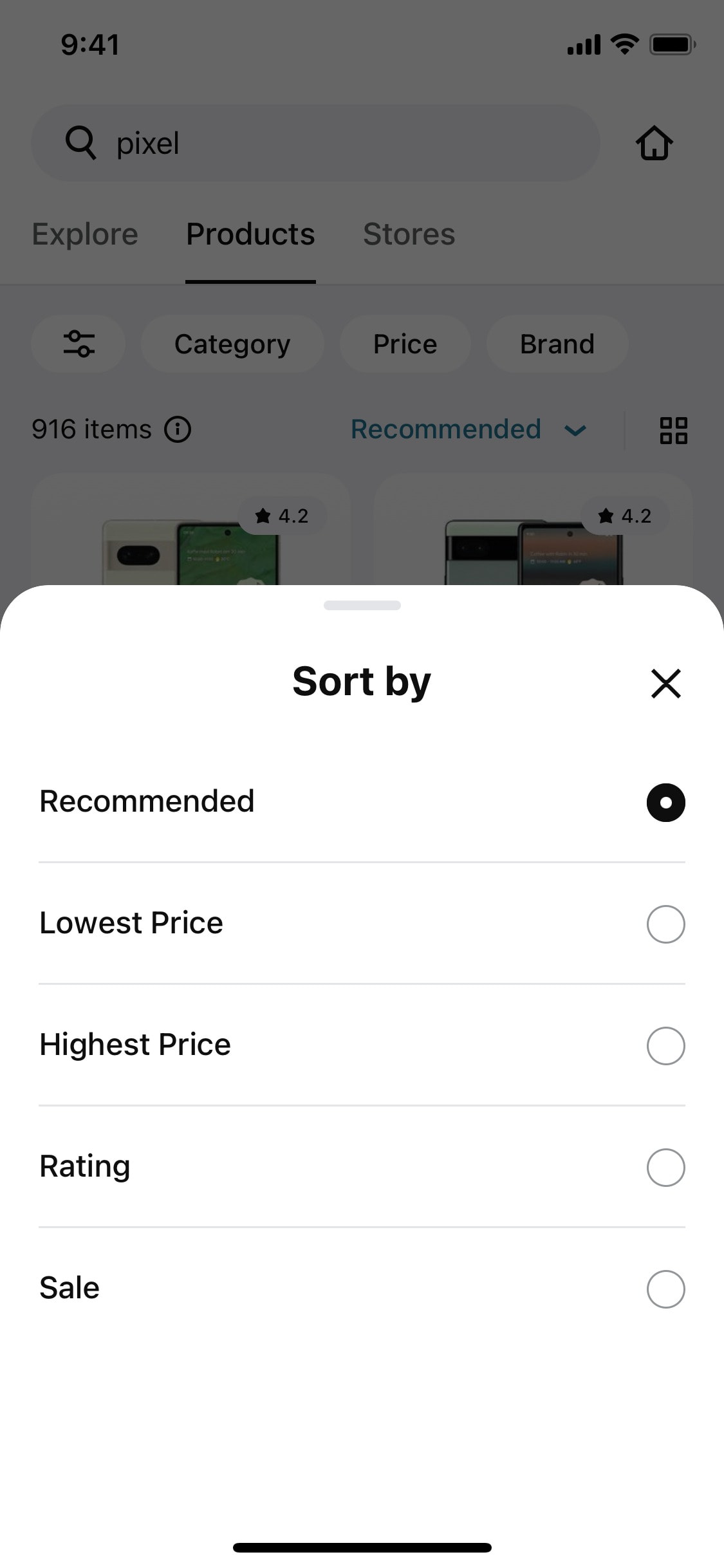 Klarna iOS screen 464