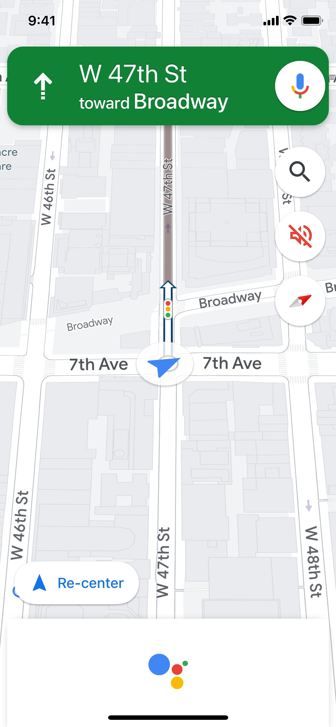 Google Maps iOS screen 507