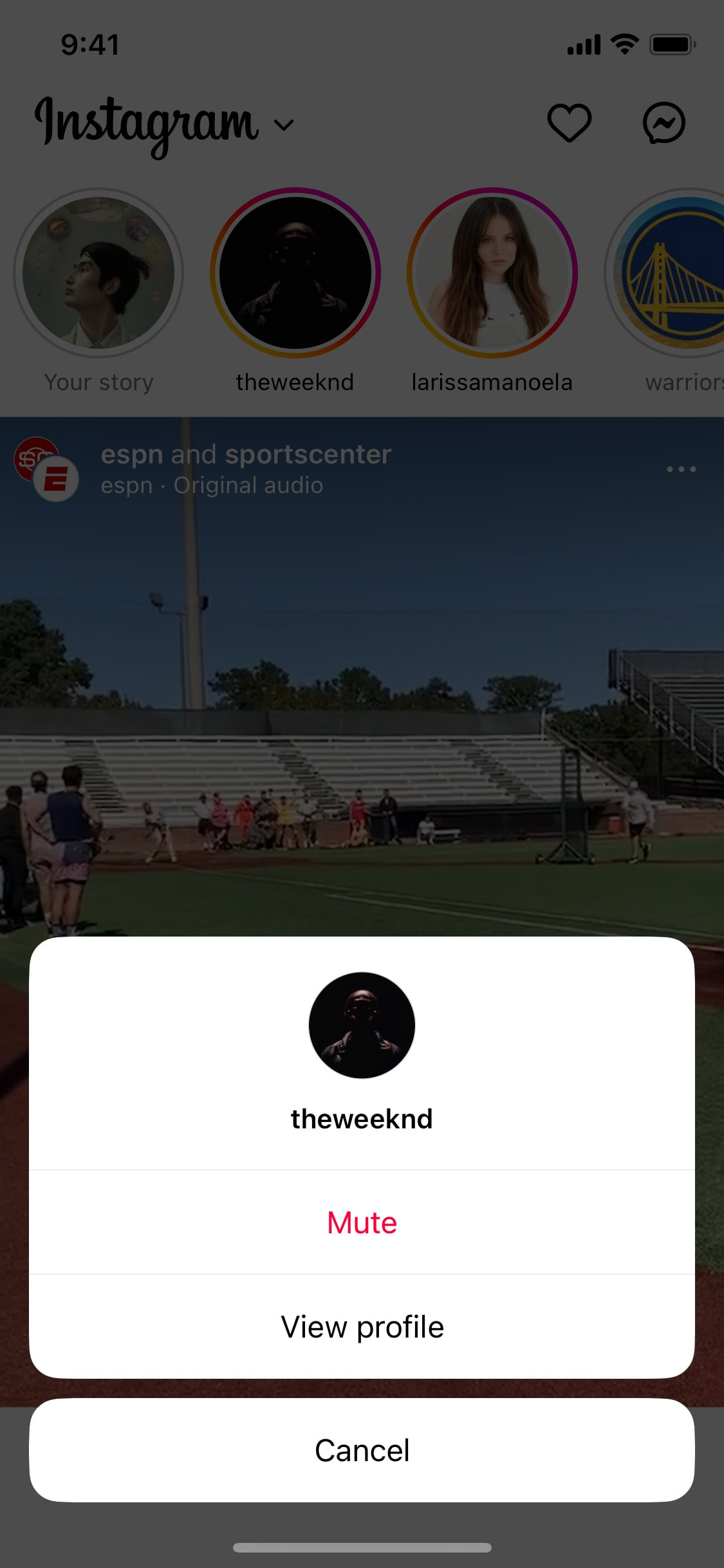 Instagram iOS screen 496
