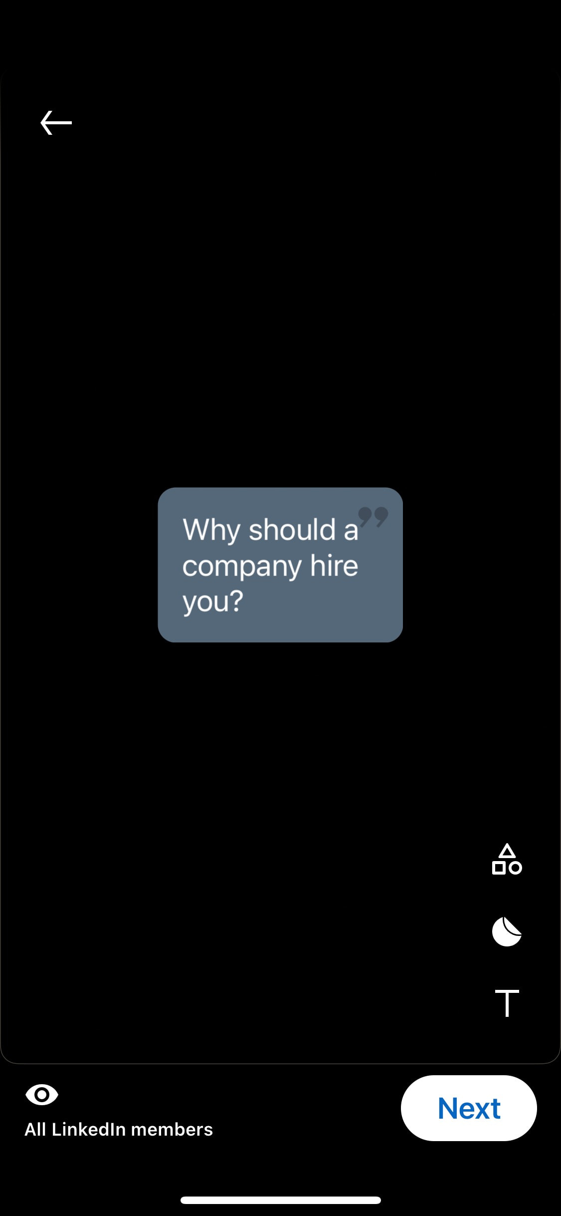 LinkedIn iOS screen 552