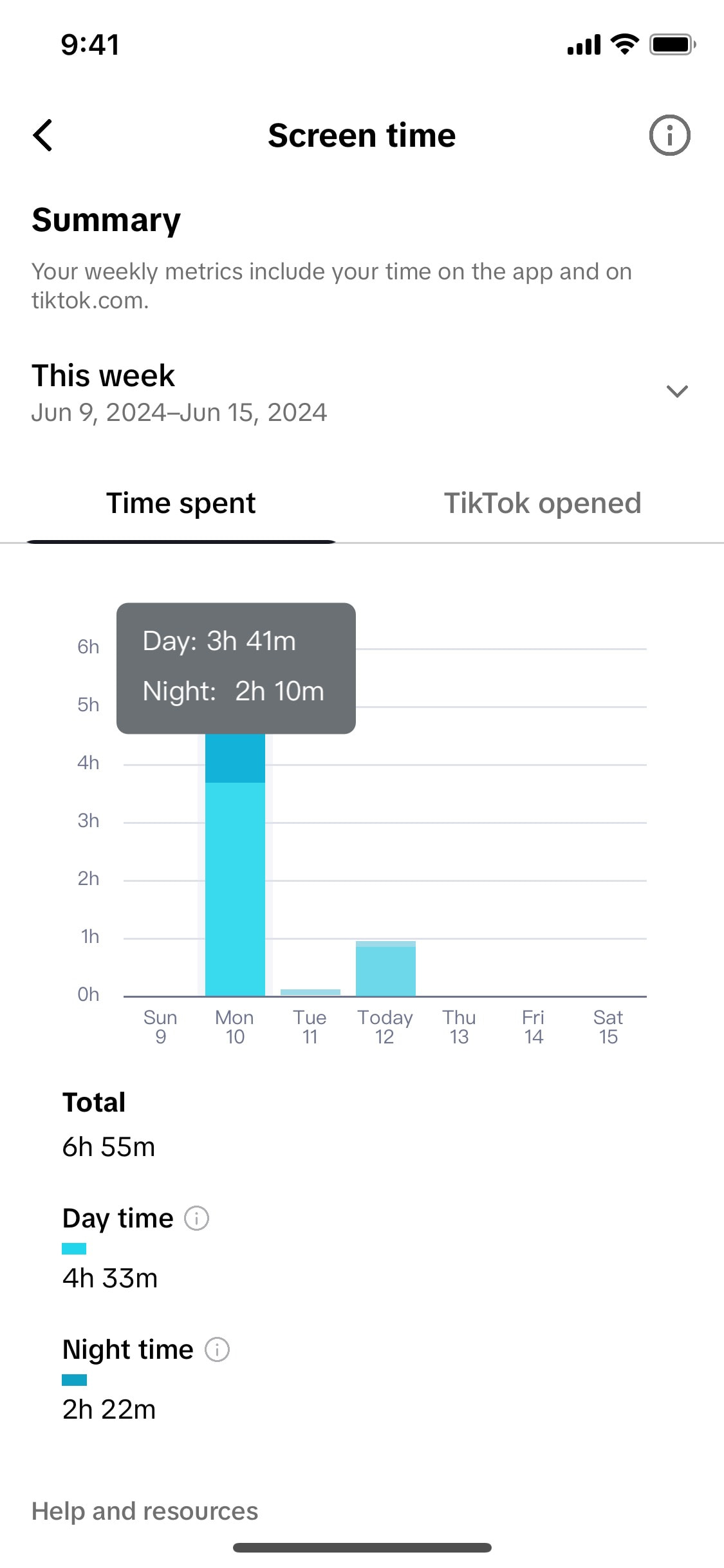 TikTok iOS screen 617