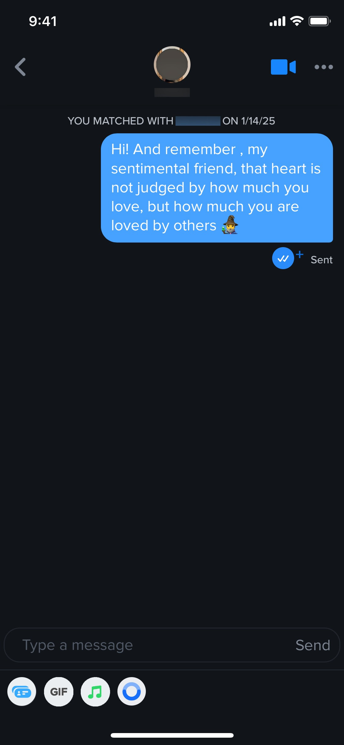 Tinder iOS screen 160