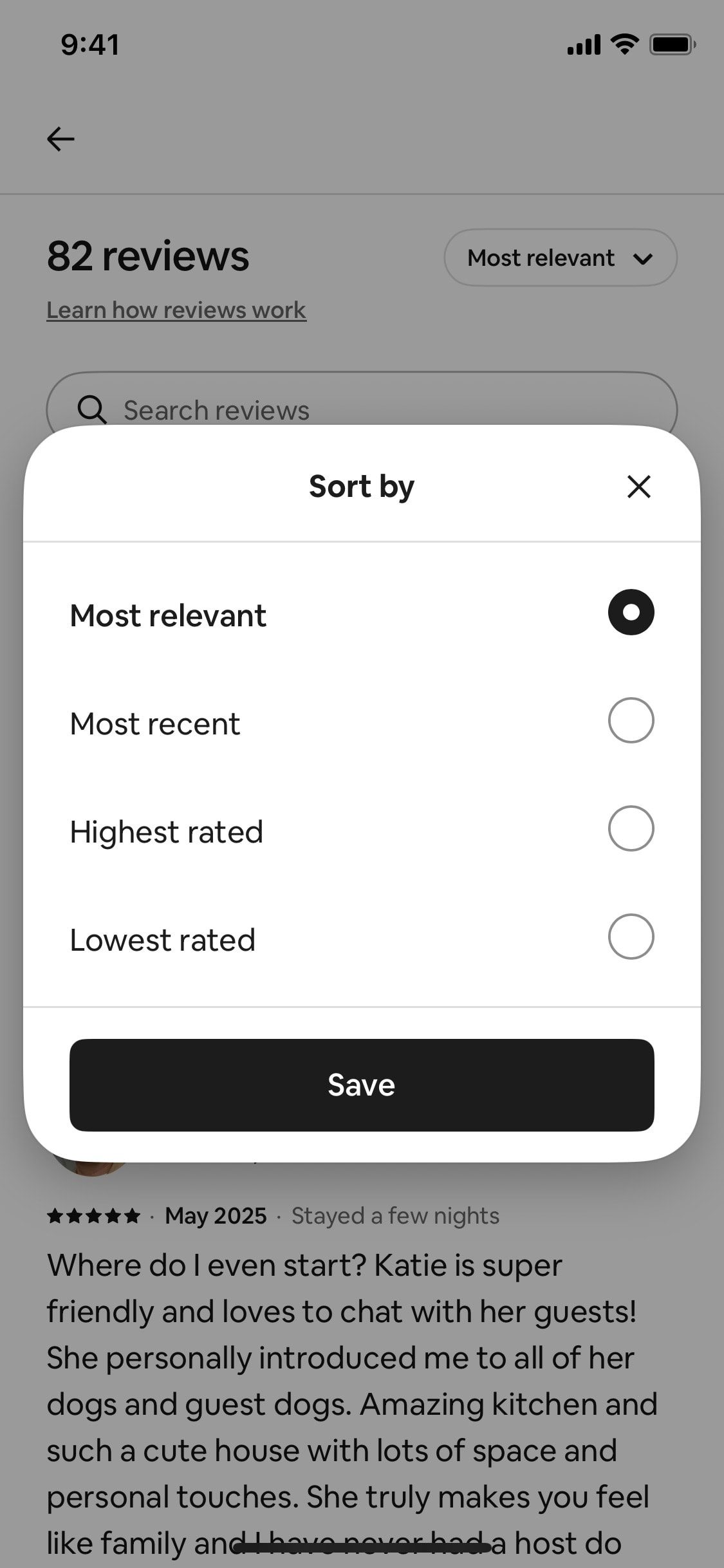 Airbnb iOS screen 341