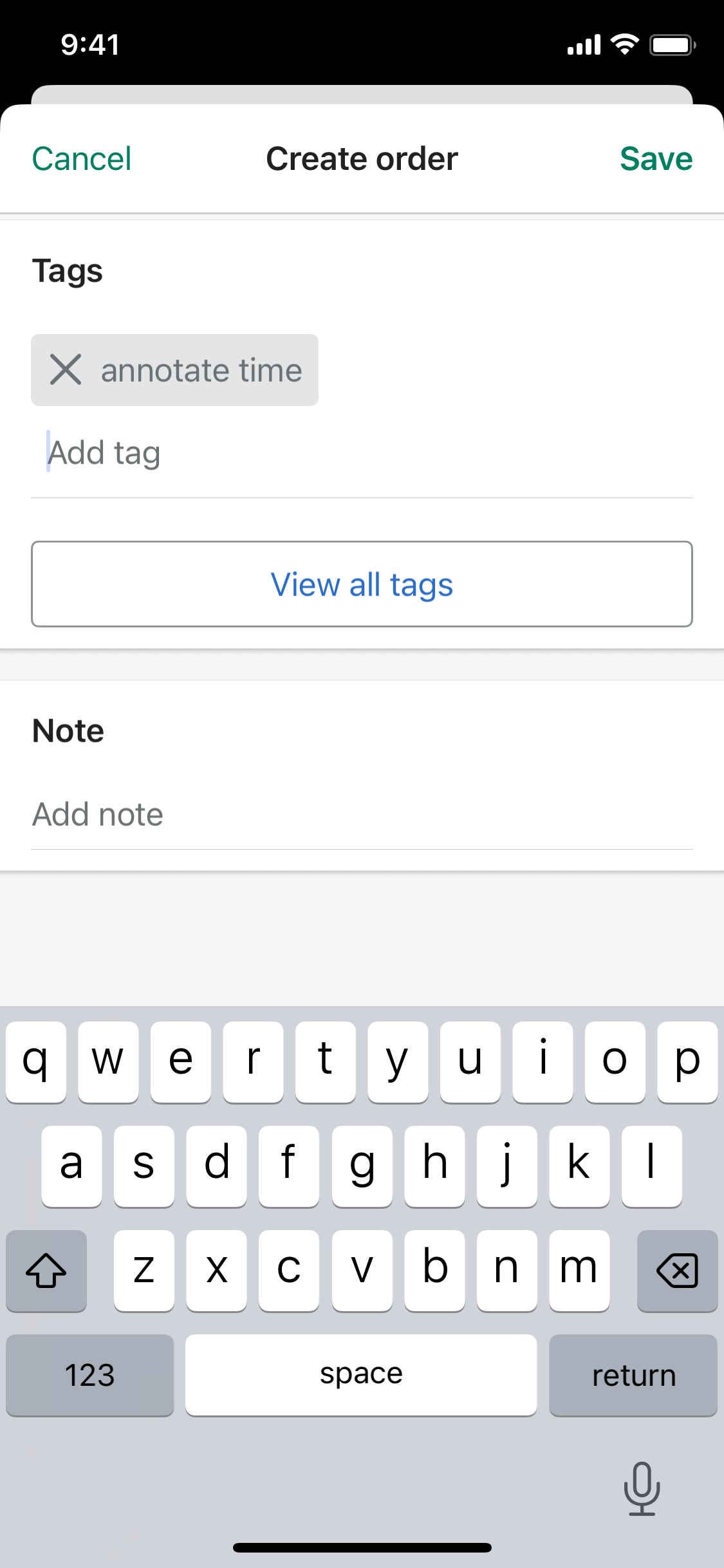 Shopify iOS screen 255