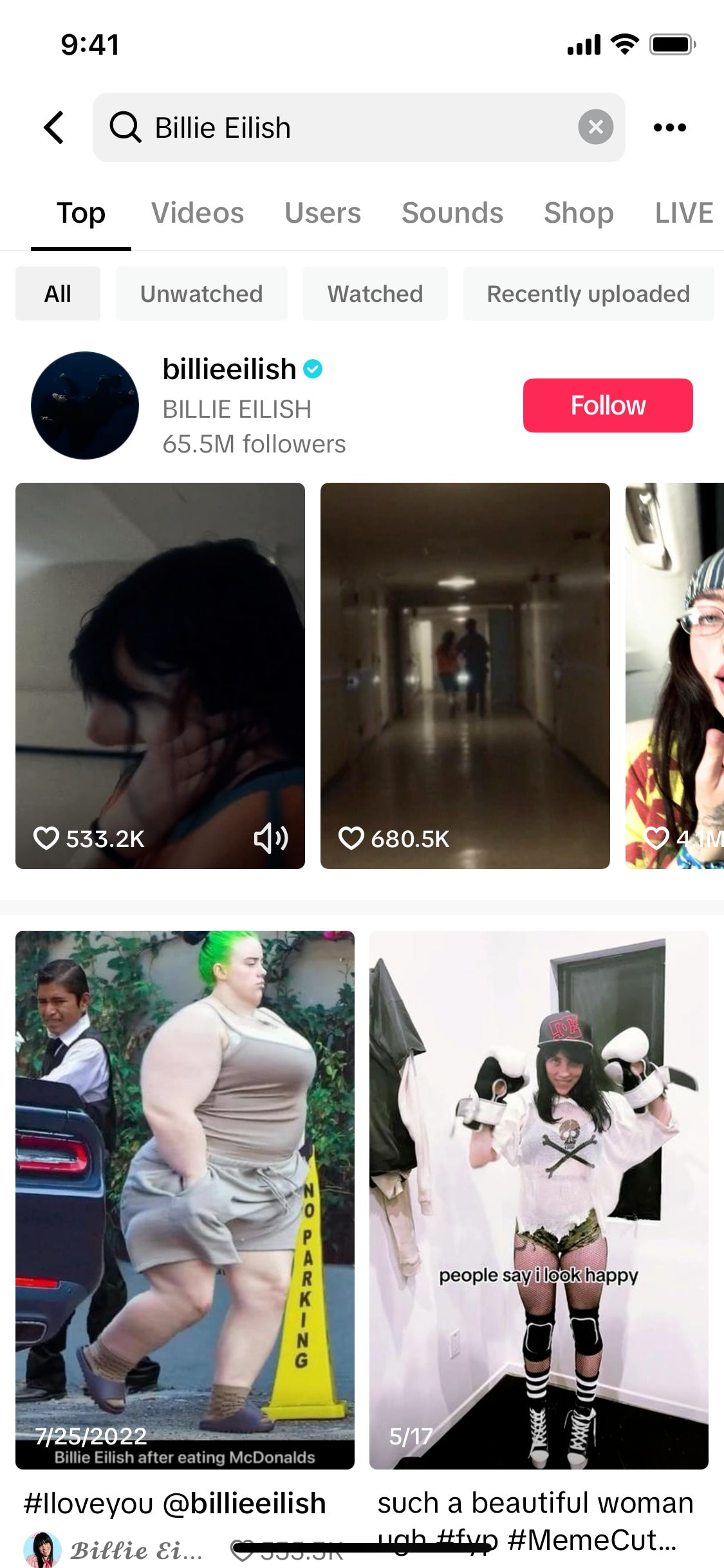 TikTok iOS screen 238