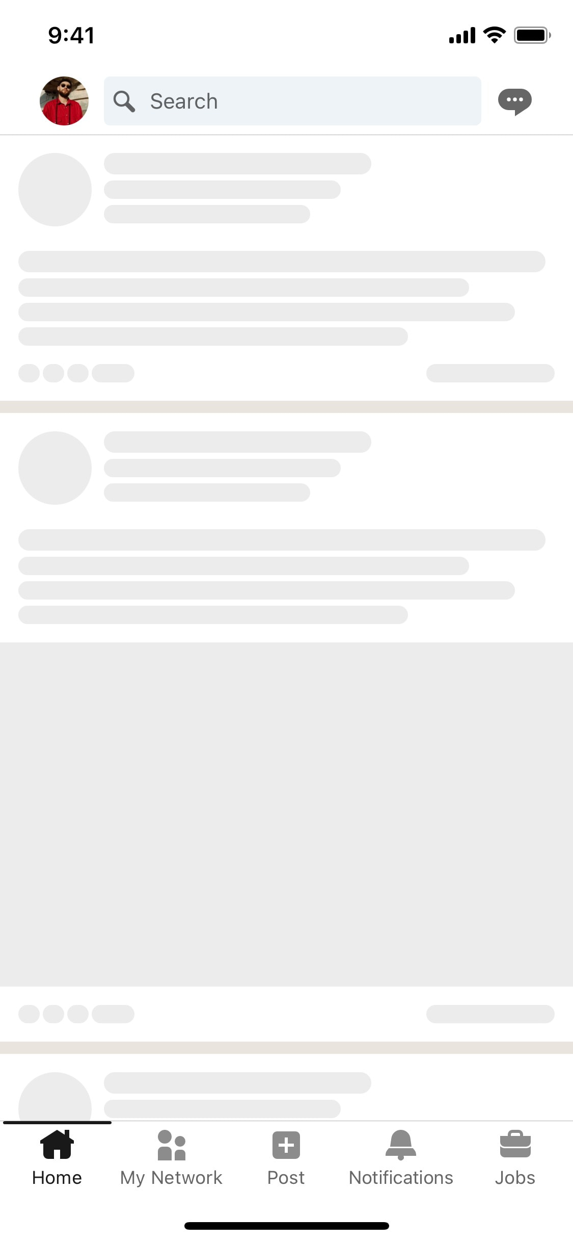 LinkedIn iOS screen 197