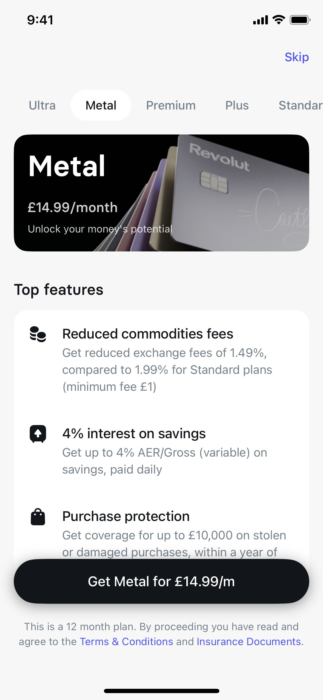 Revolut iOS screen 327