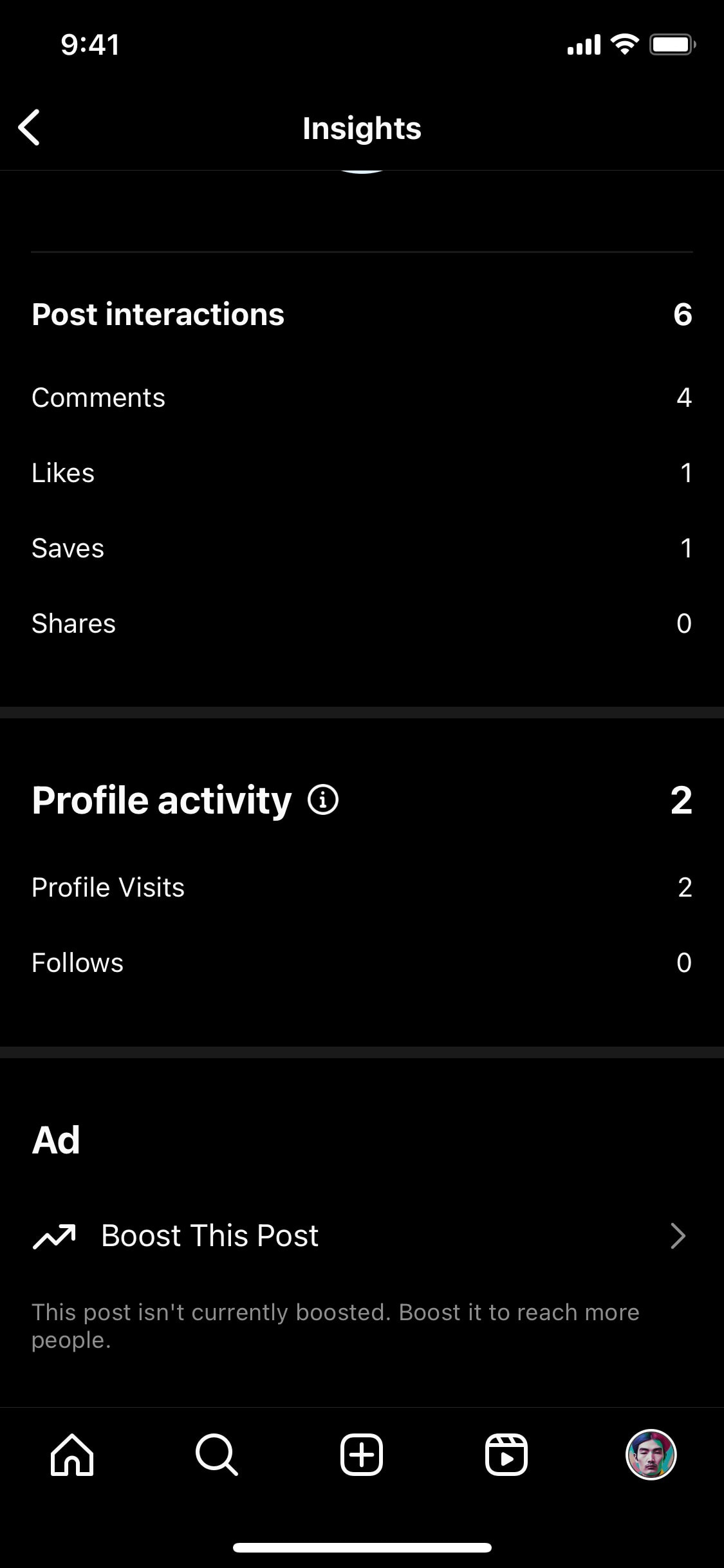 Instagram iOS screen 268