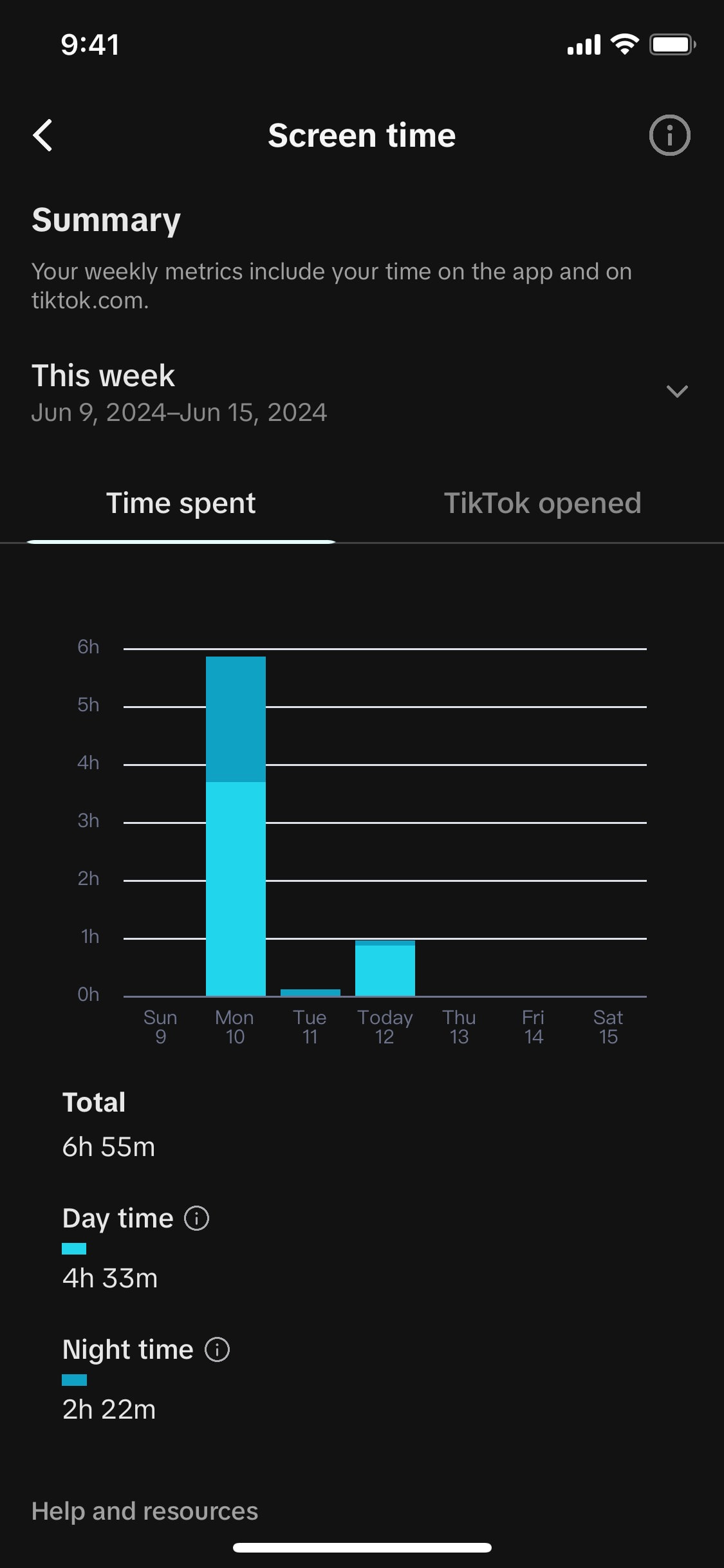 TikTok iOS screen 90