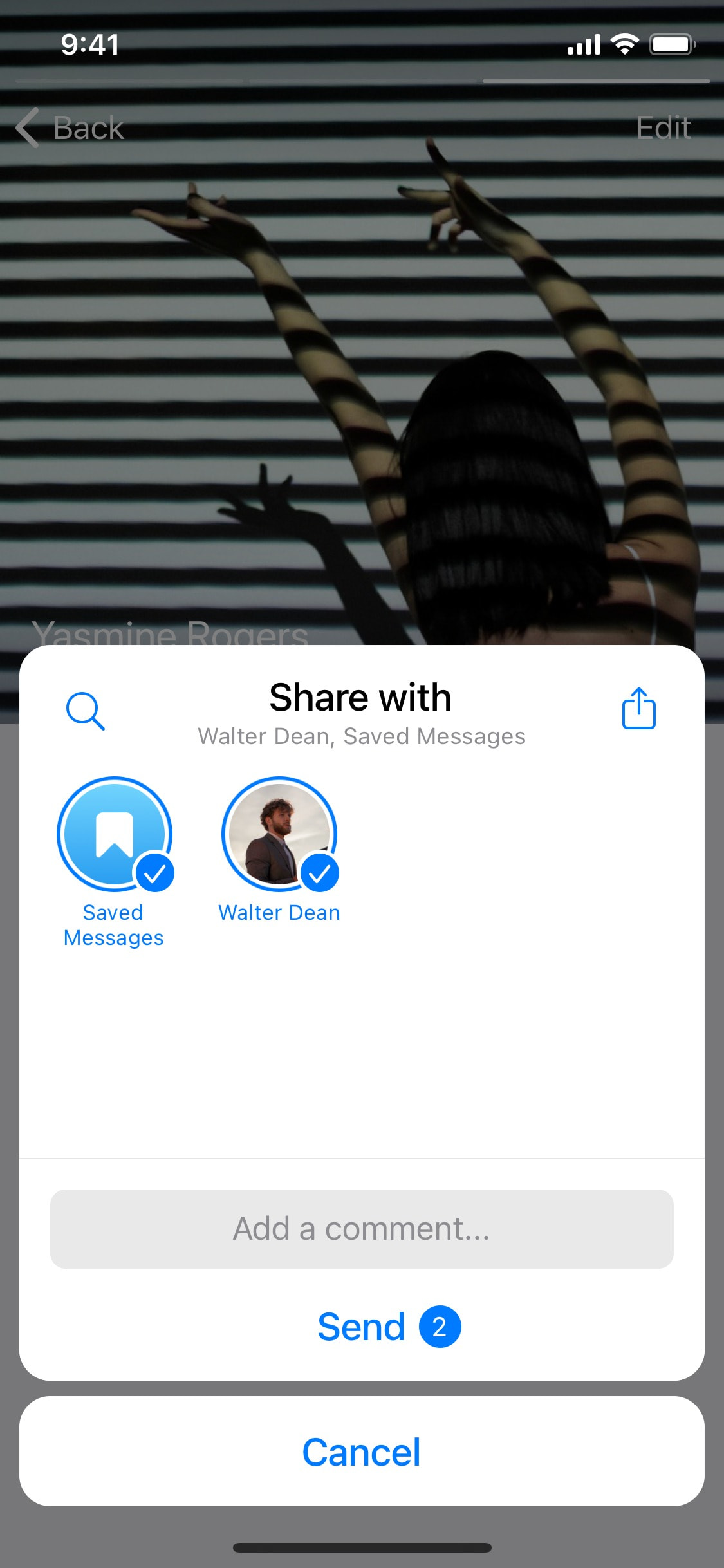 Telegram iOS screen 720