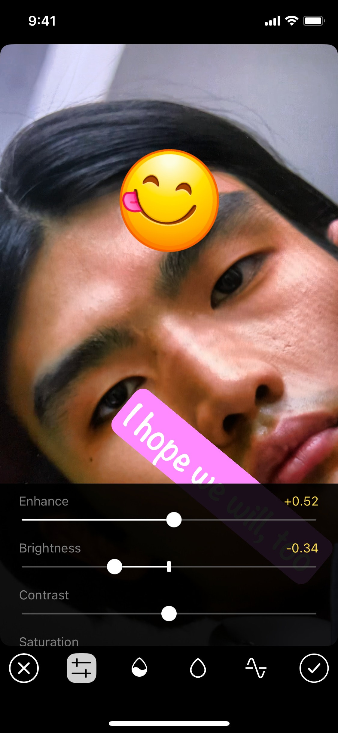 Telegram iOS screen 585
