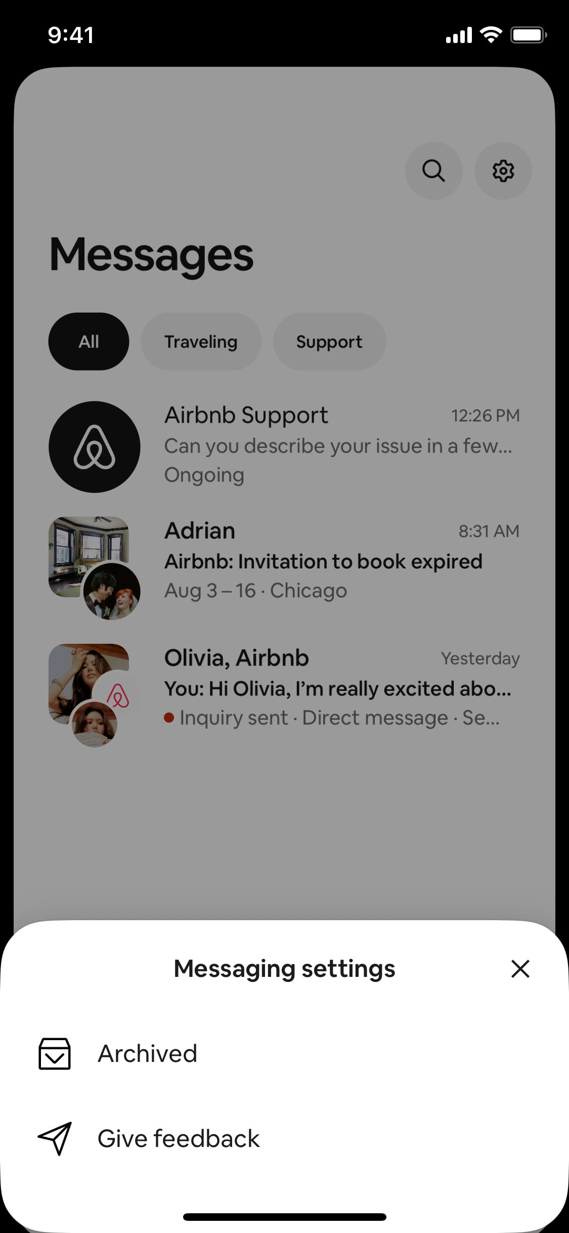 Airbnb iOS screen 301