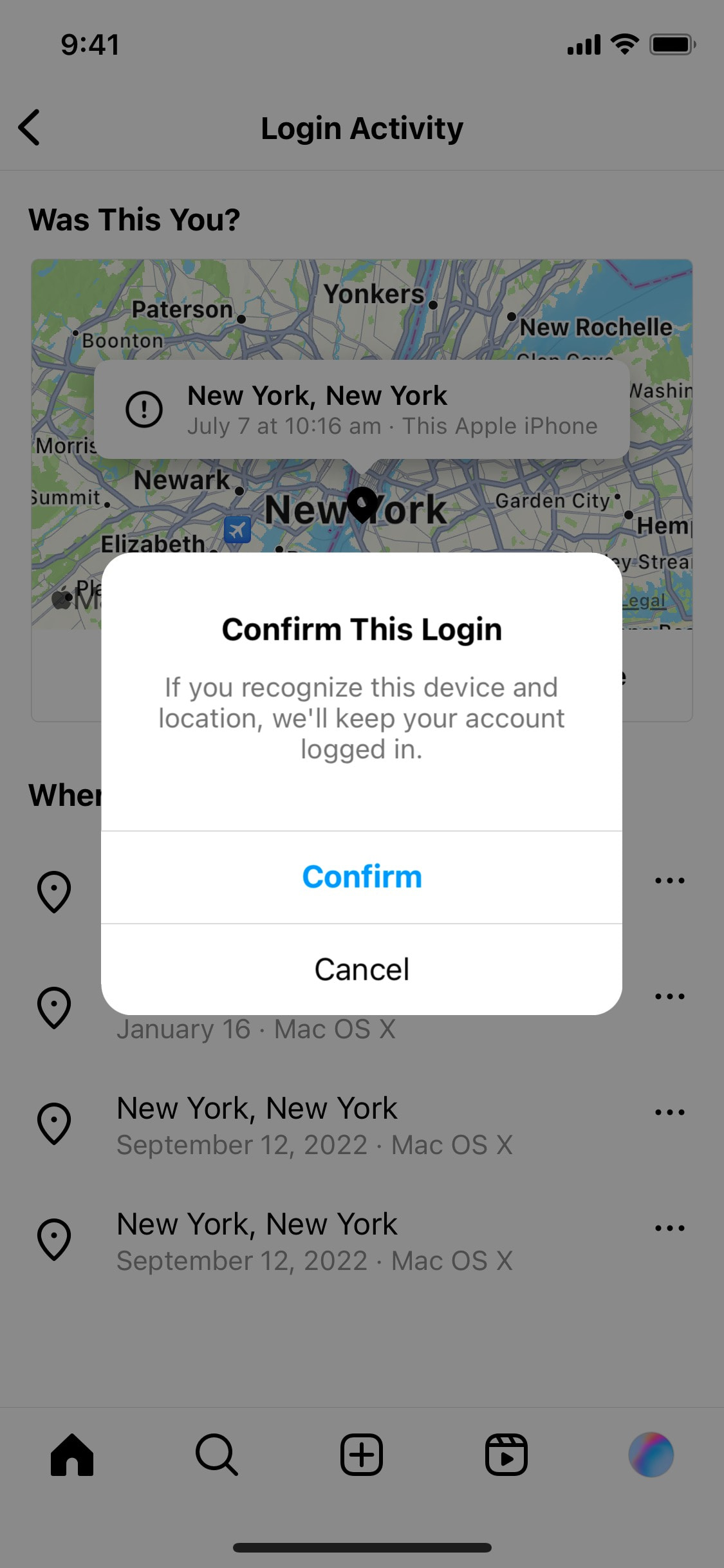 Instagram iOS screen 36