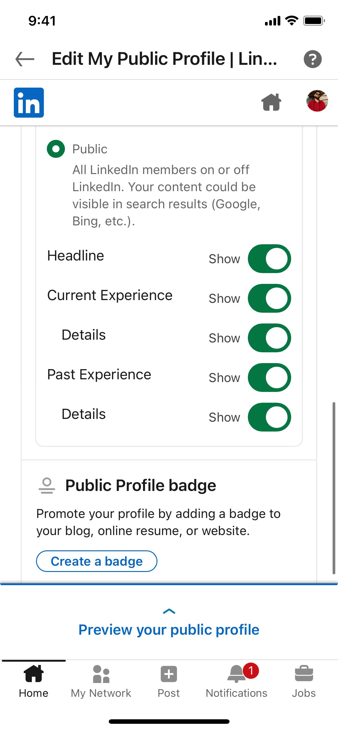 LinkedIn iOS screen 503