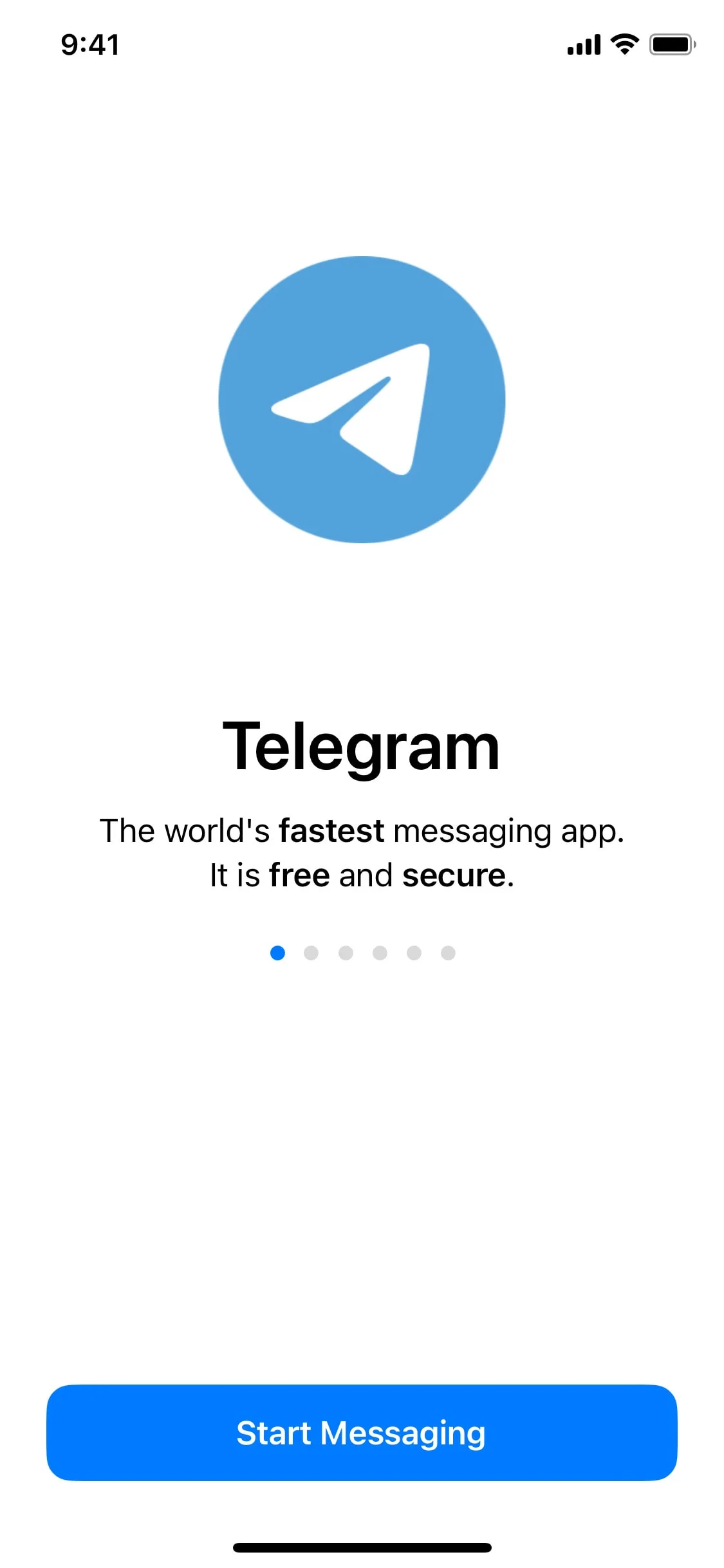 Telegram screen 1