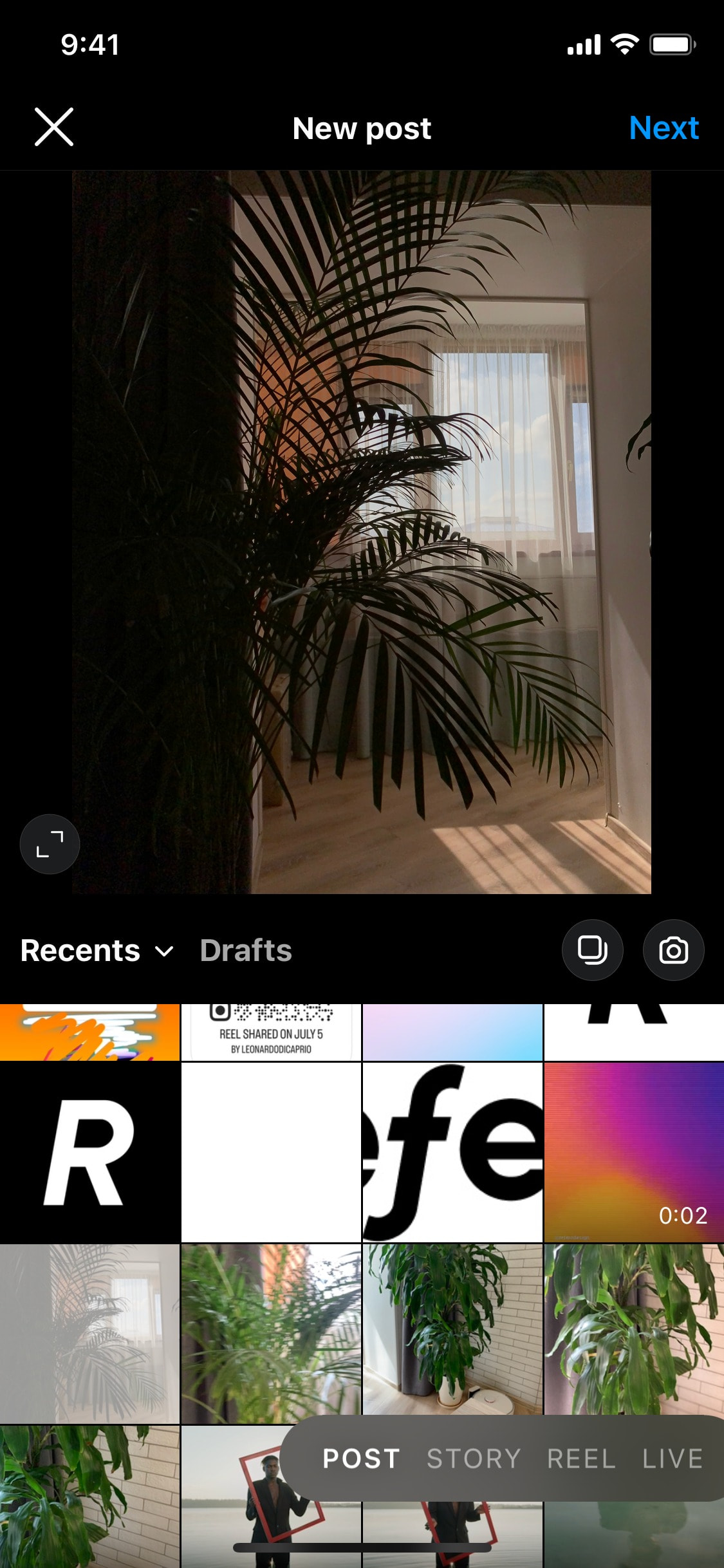 Instagram iOS screen 691