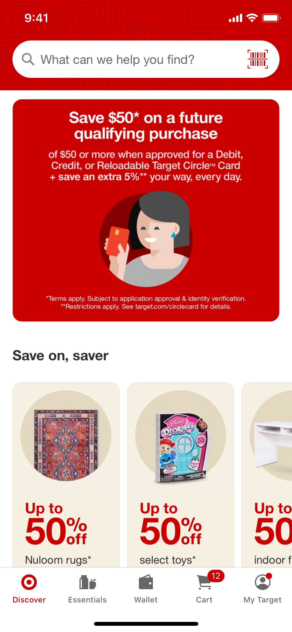 Target iOS screen 80