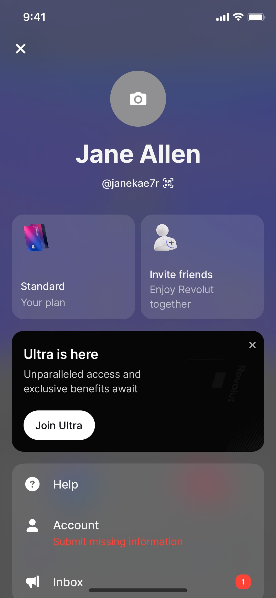 Revolut iOS screen 143