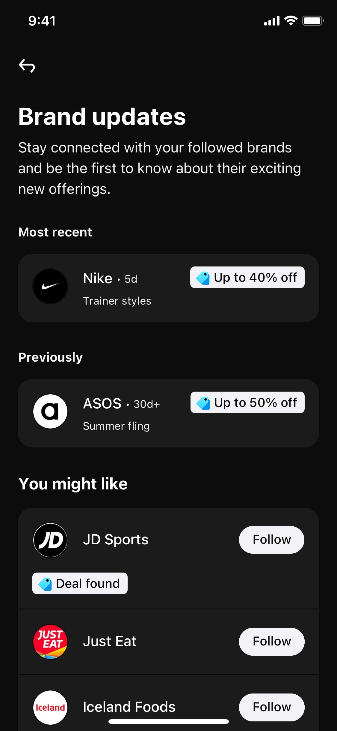 Klarna iOS screen 11