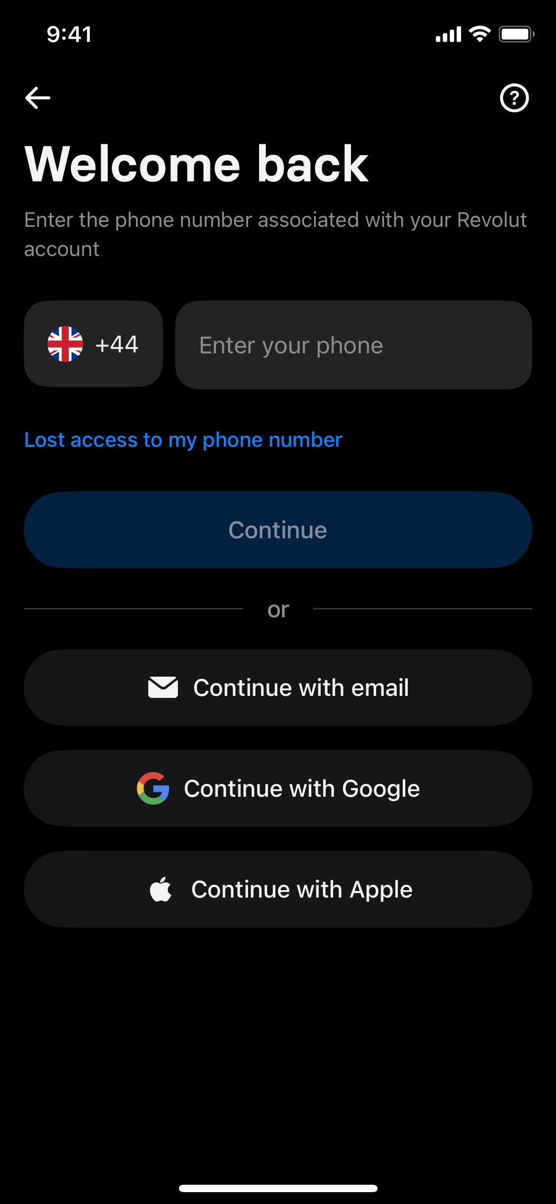 Revolut iOS screen 149
