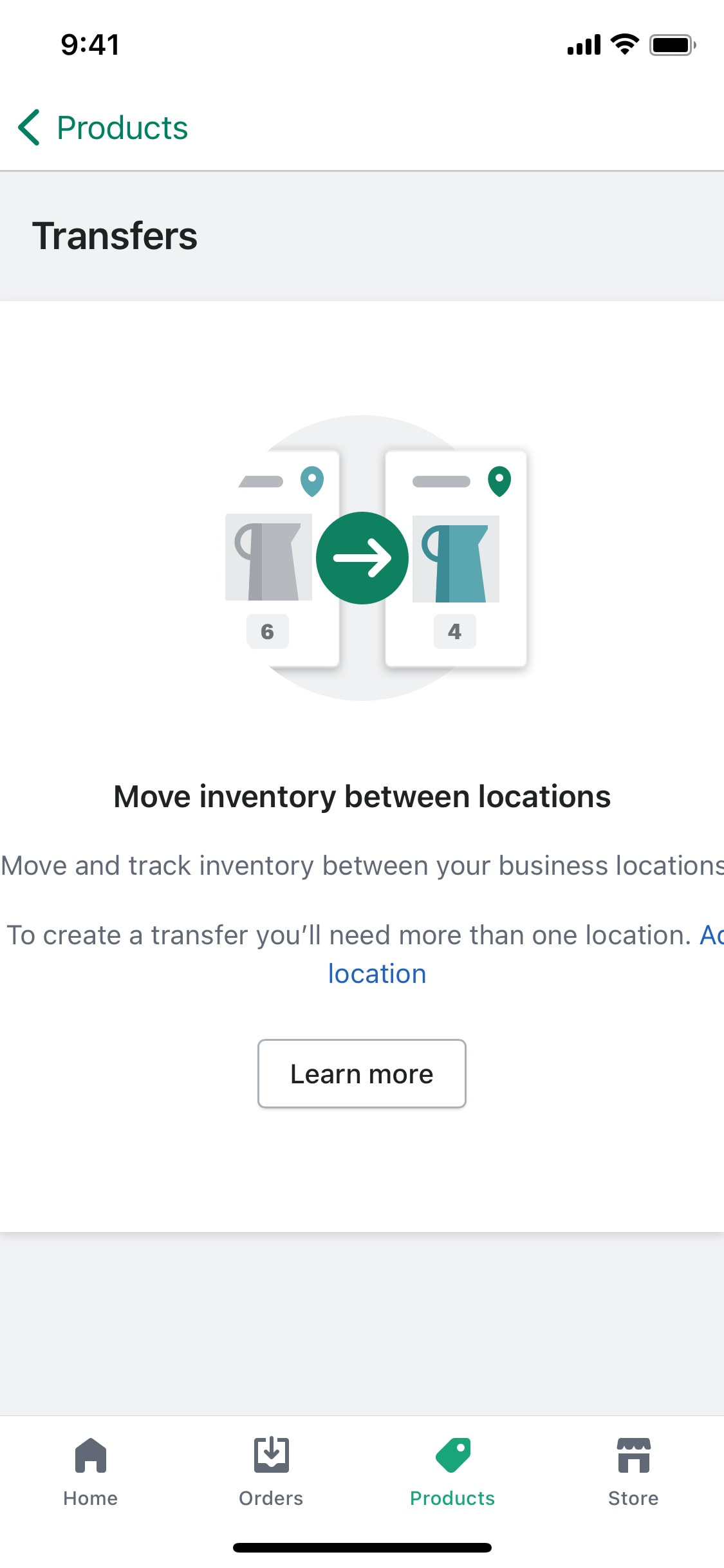 Shopify iOS screen 455