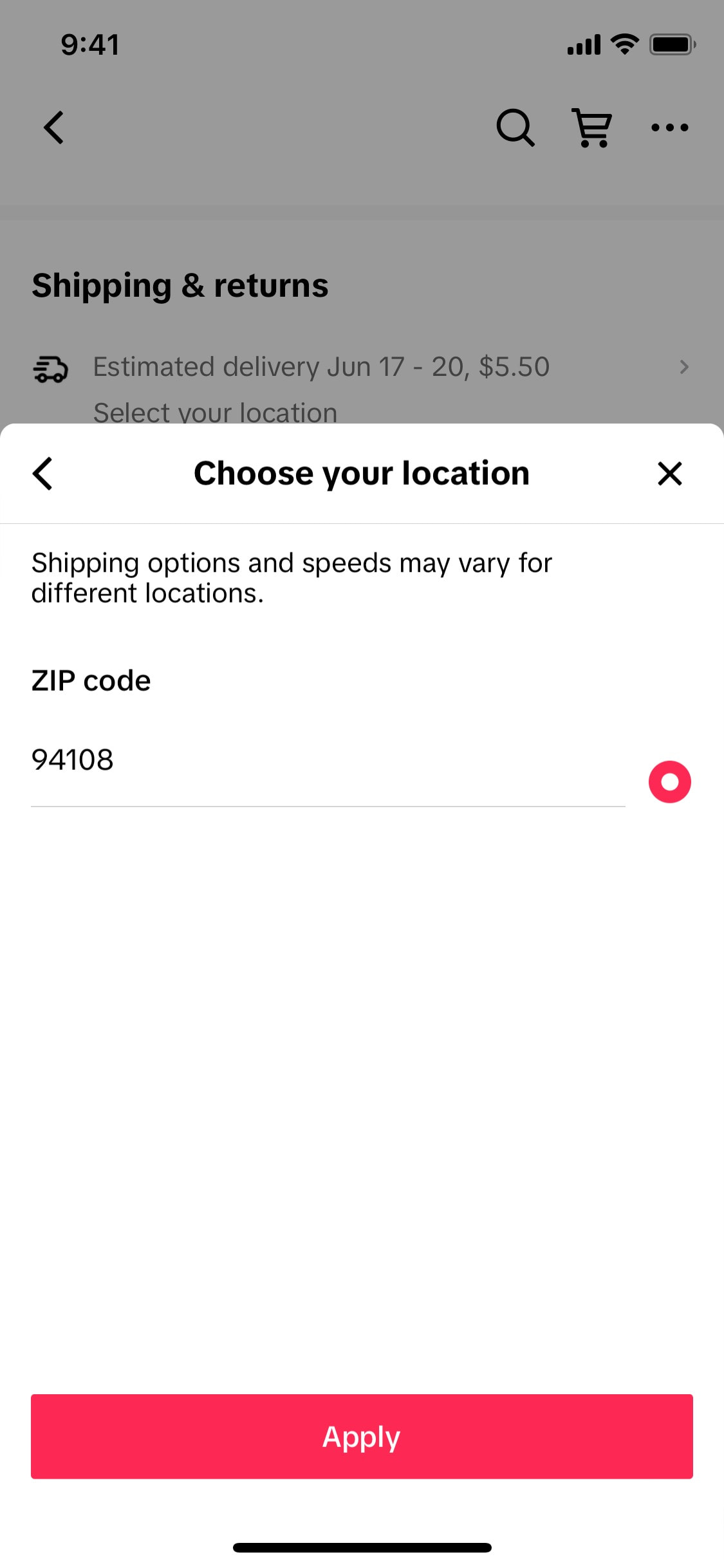 TikTok iOS screen 49