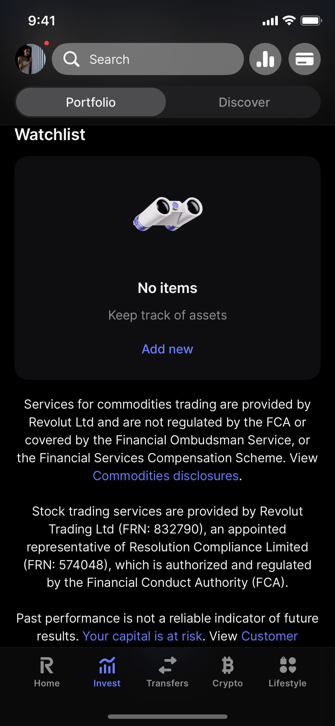 Revolut iOS screen 628