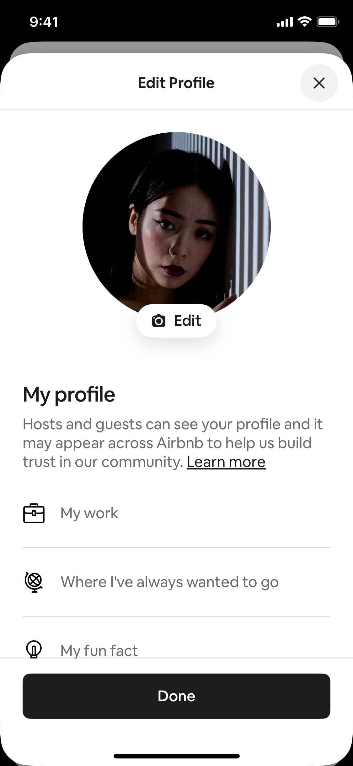 Airbnb iOS screen 186