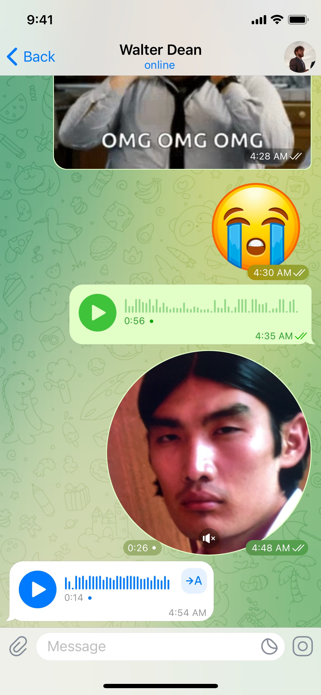 Telegram iOS screen 471