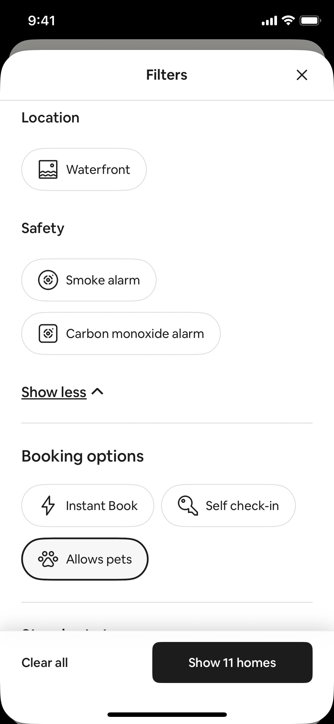 Airbnb iOS screen 601