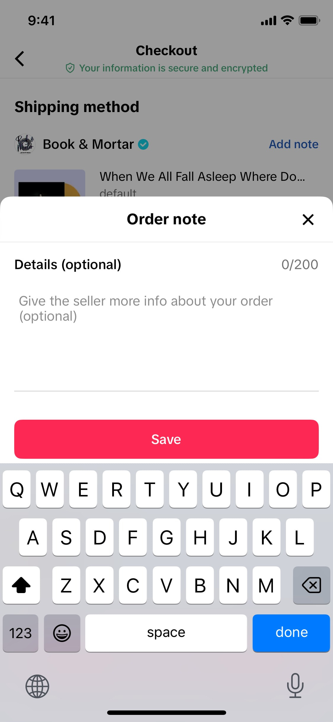 TikTok iOS screen 189