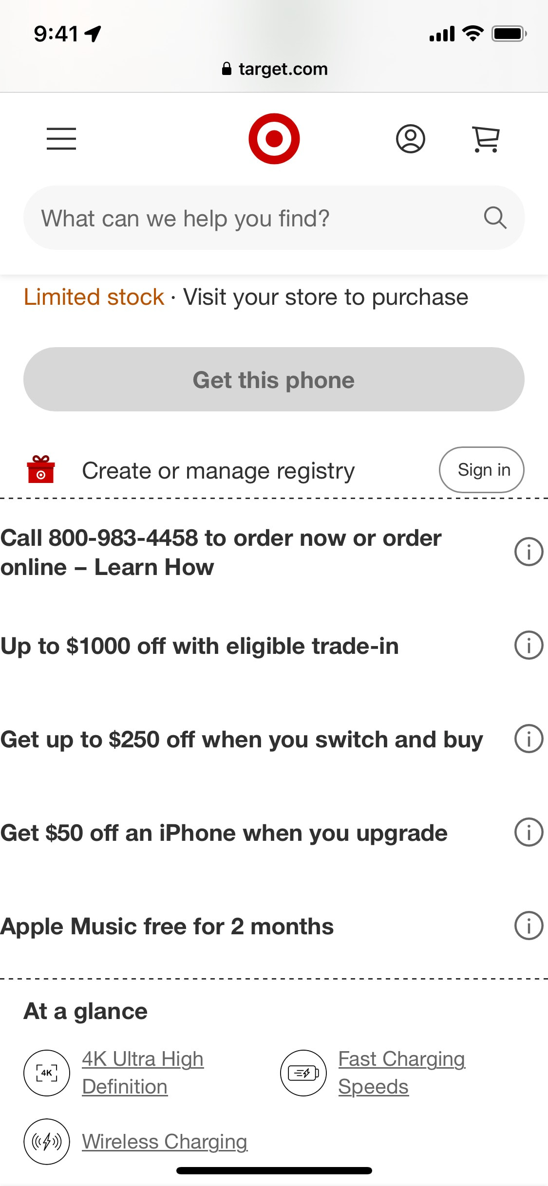 Target iOS screen 64