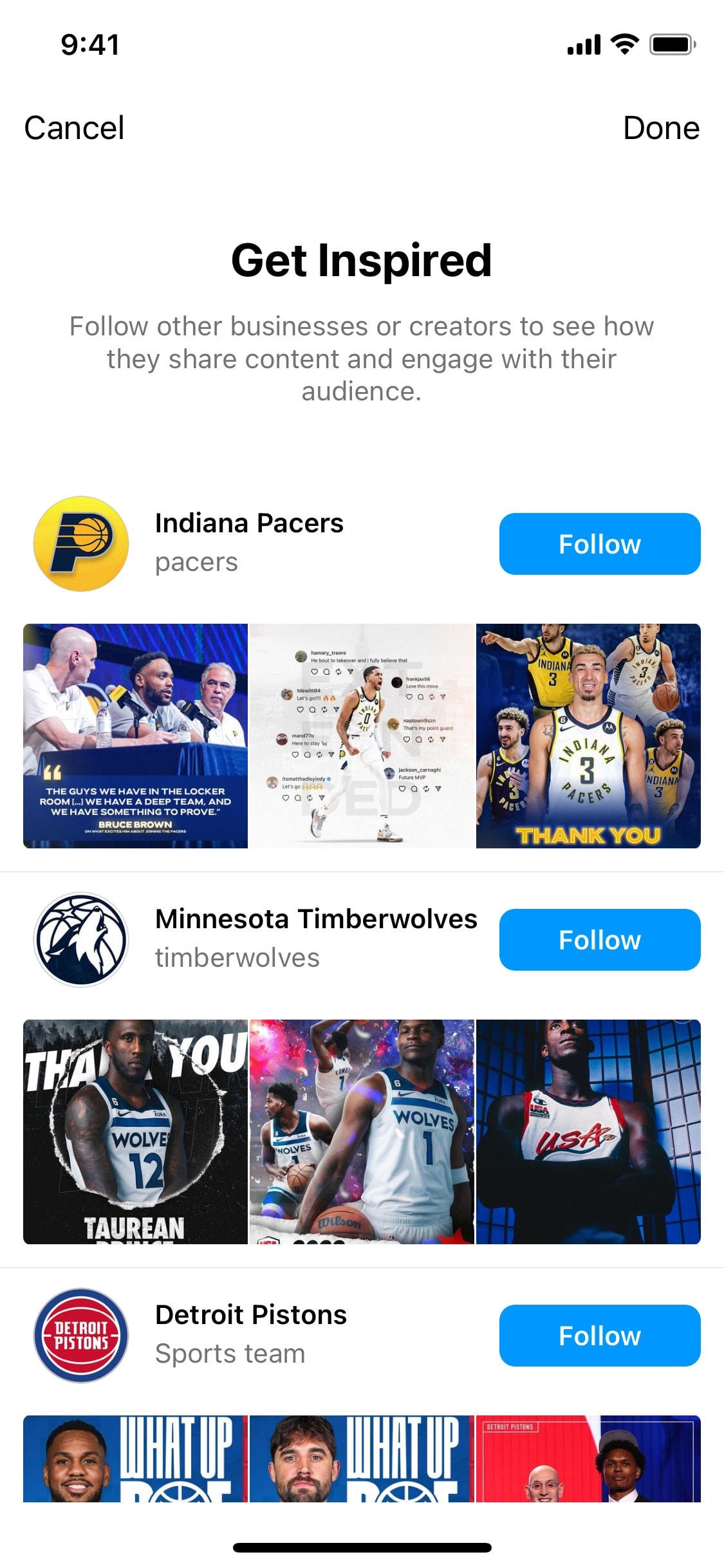 Instagram iOS screen 844