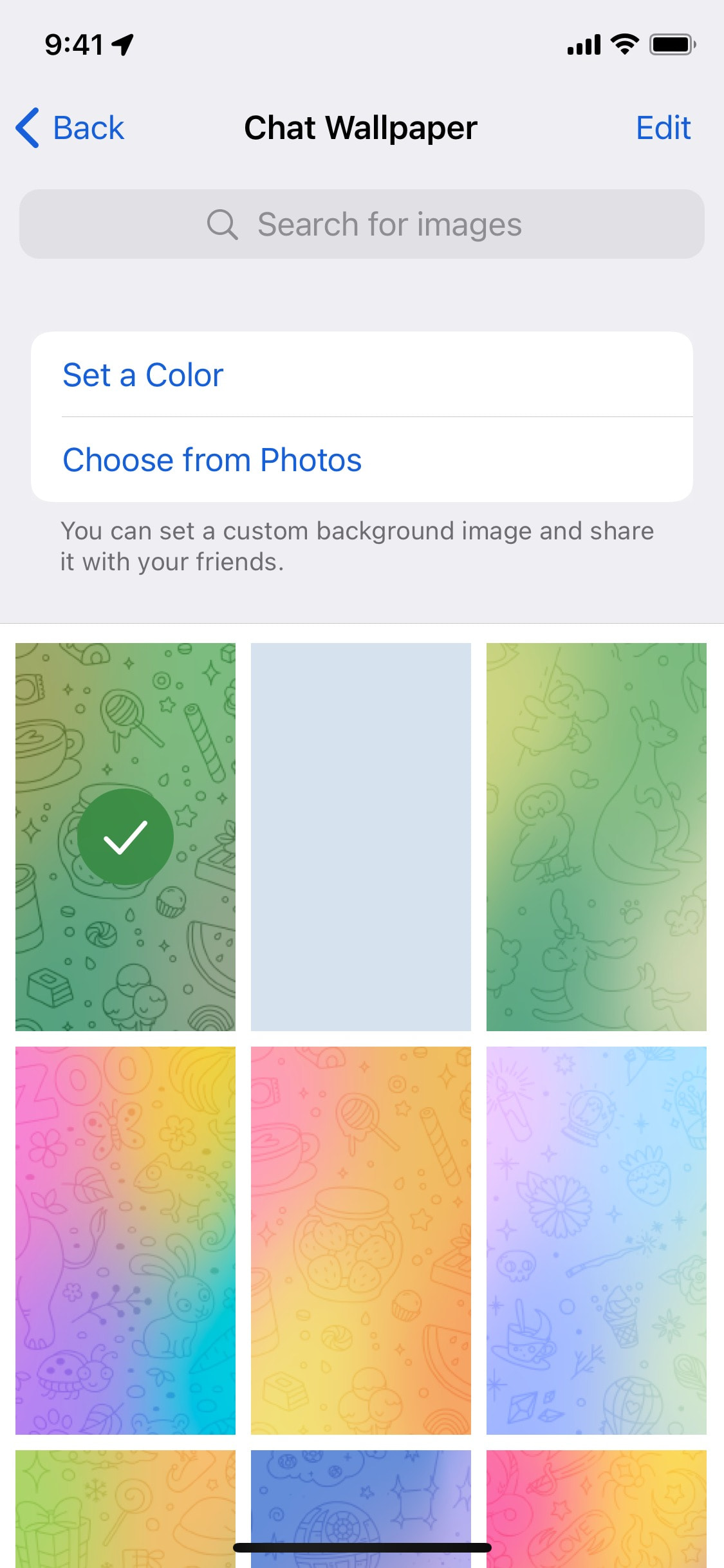 Telegram iOS screen 778