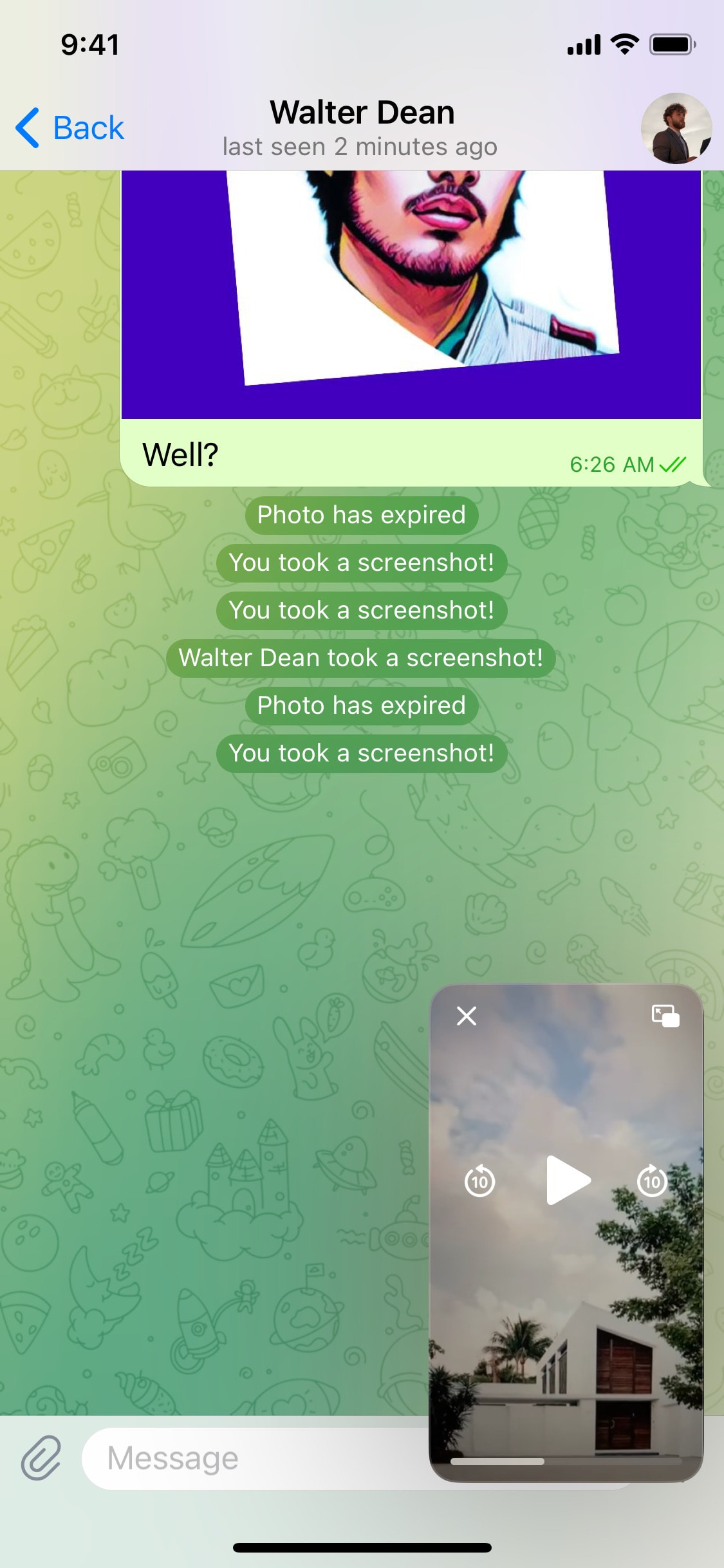 Telegram iOS screen 748