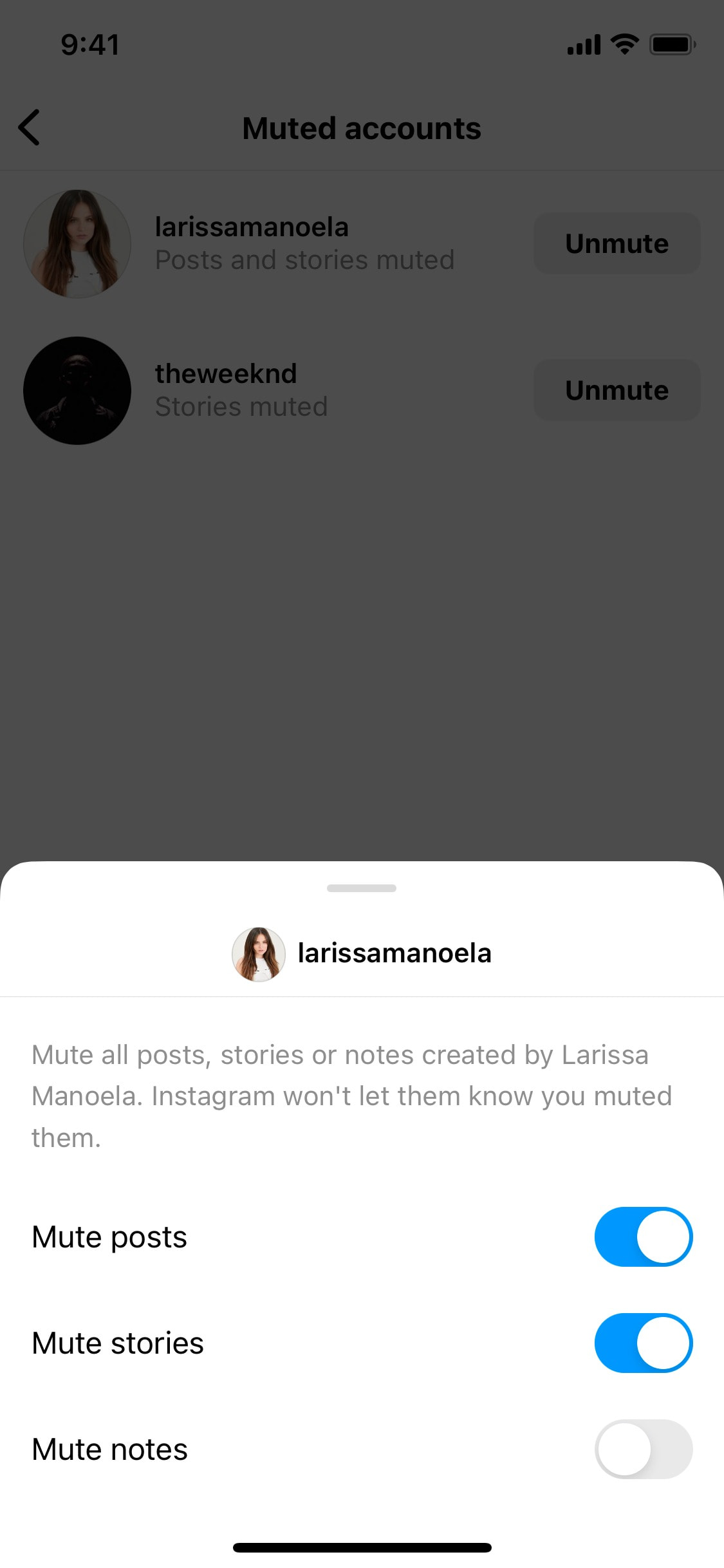Instagram iOS screen 949