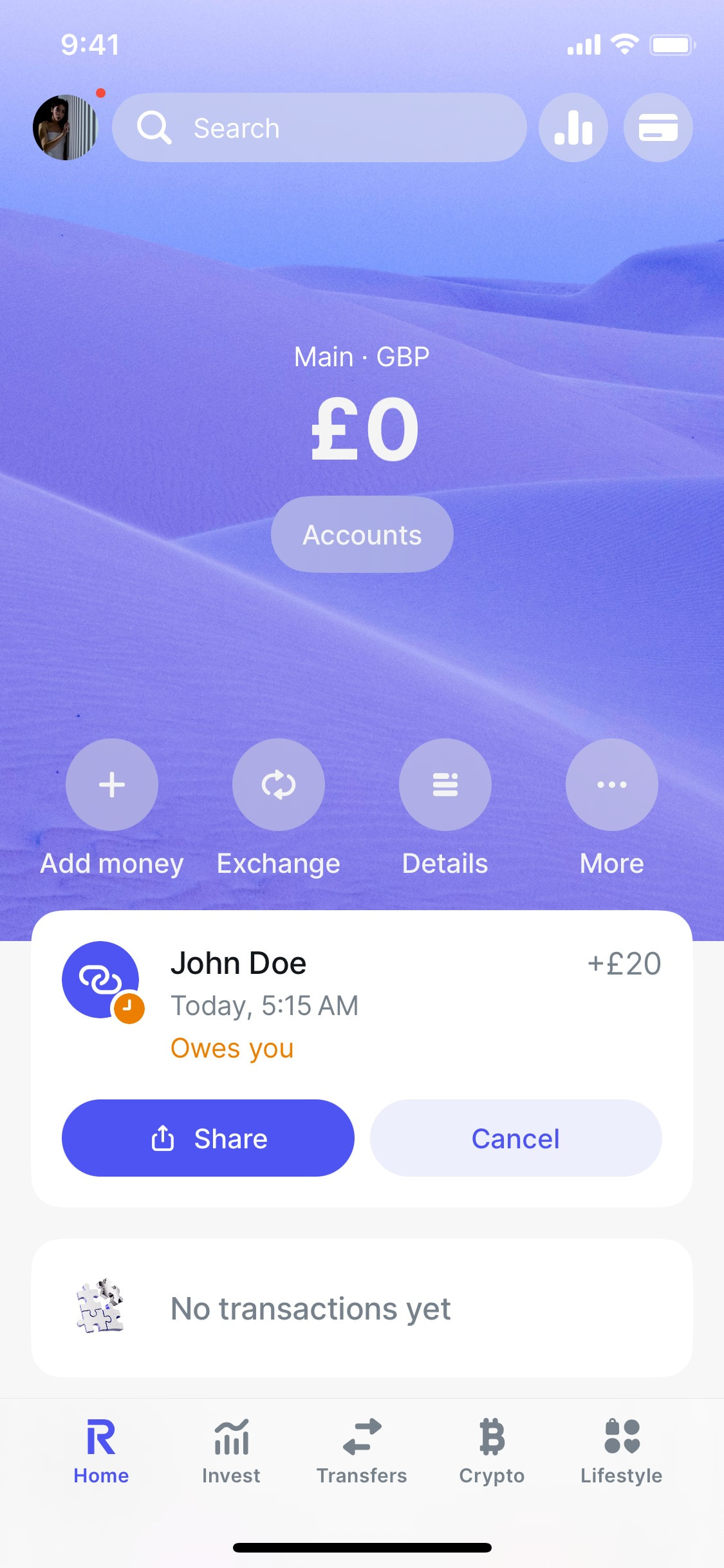 Revolut iOS screen 489