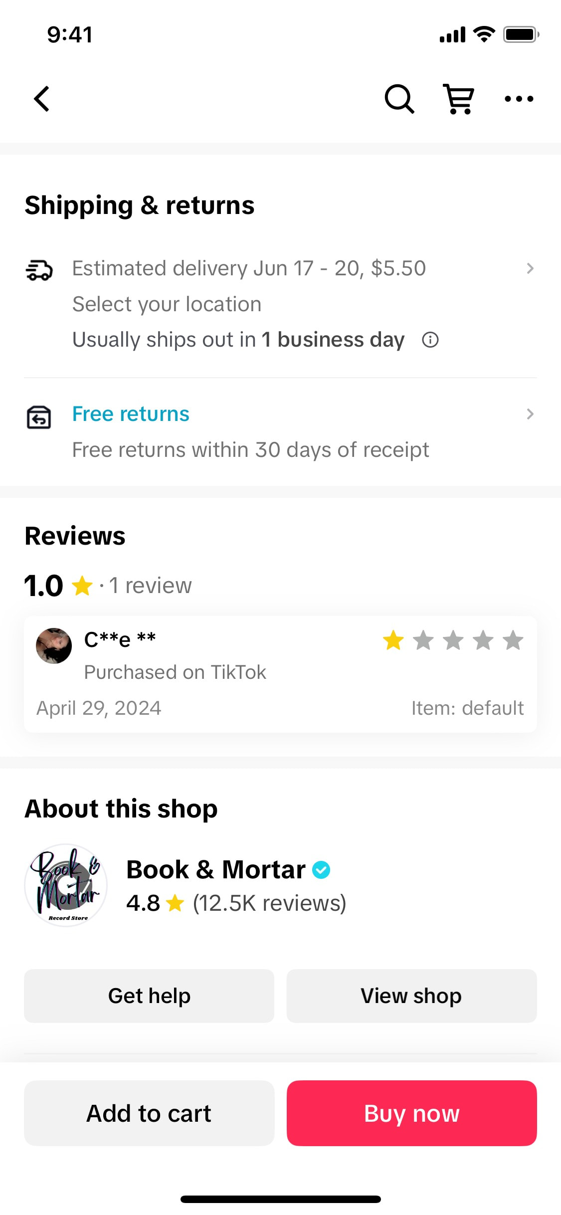 TikTok iOS screen 73