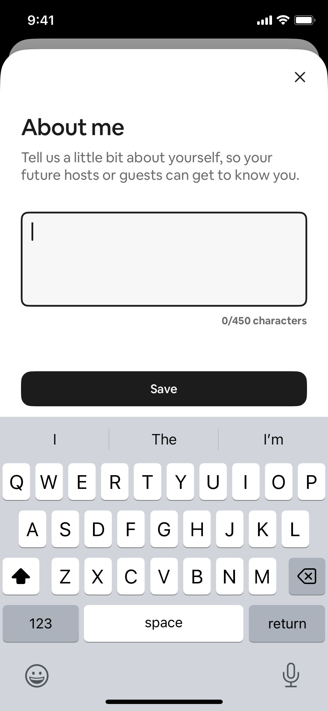 Airbnb iOS screen 626
