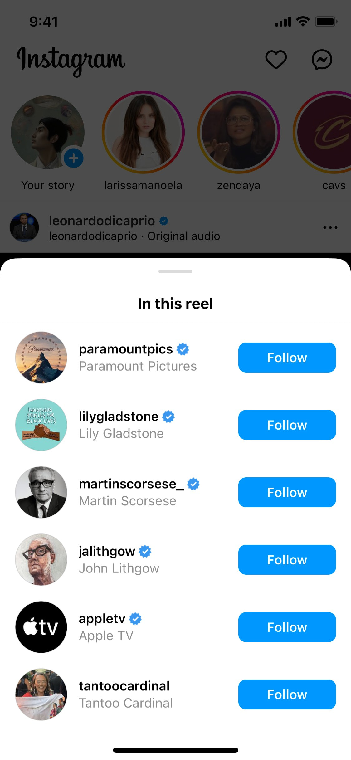 Instagram iOS screen 1022