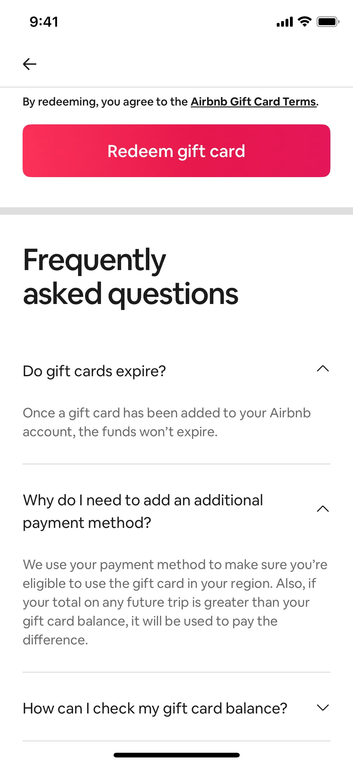 Airbnb iOS screen 586