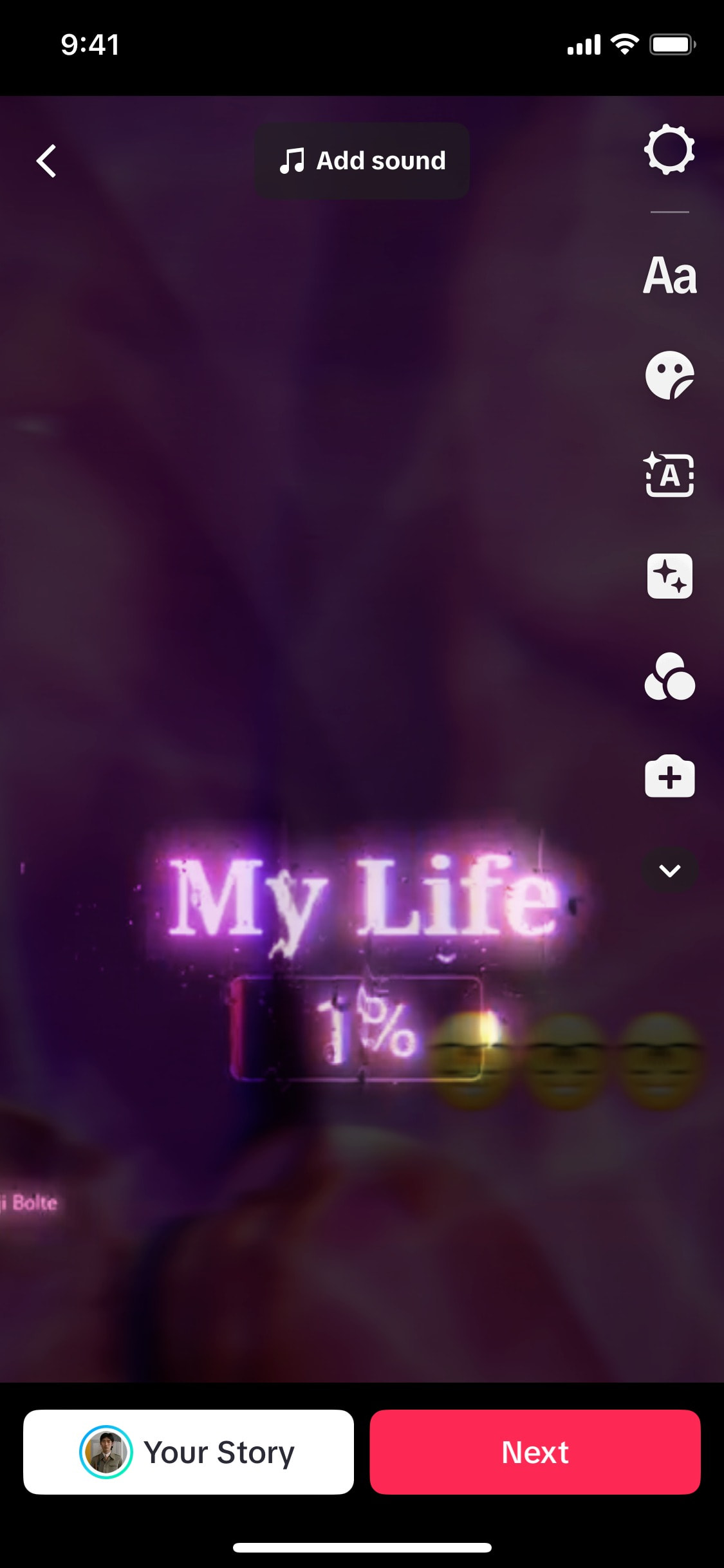 TikTok iOS screen 489