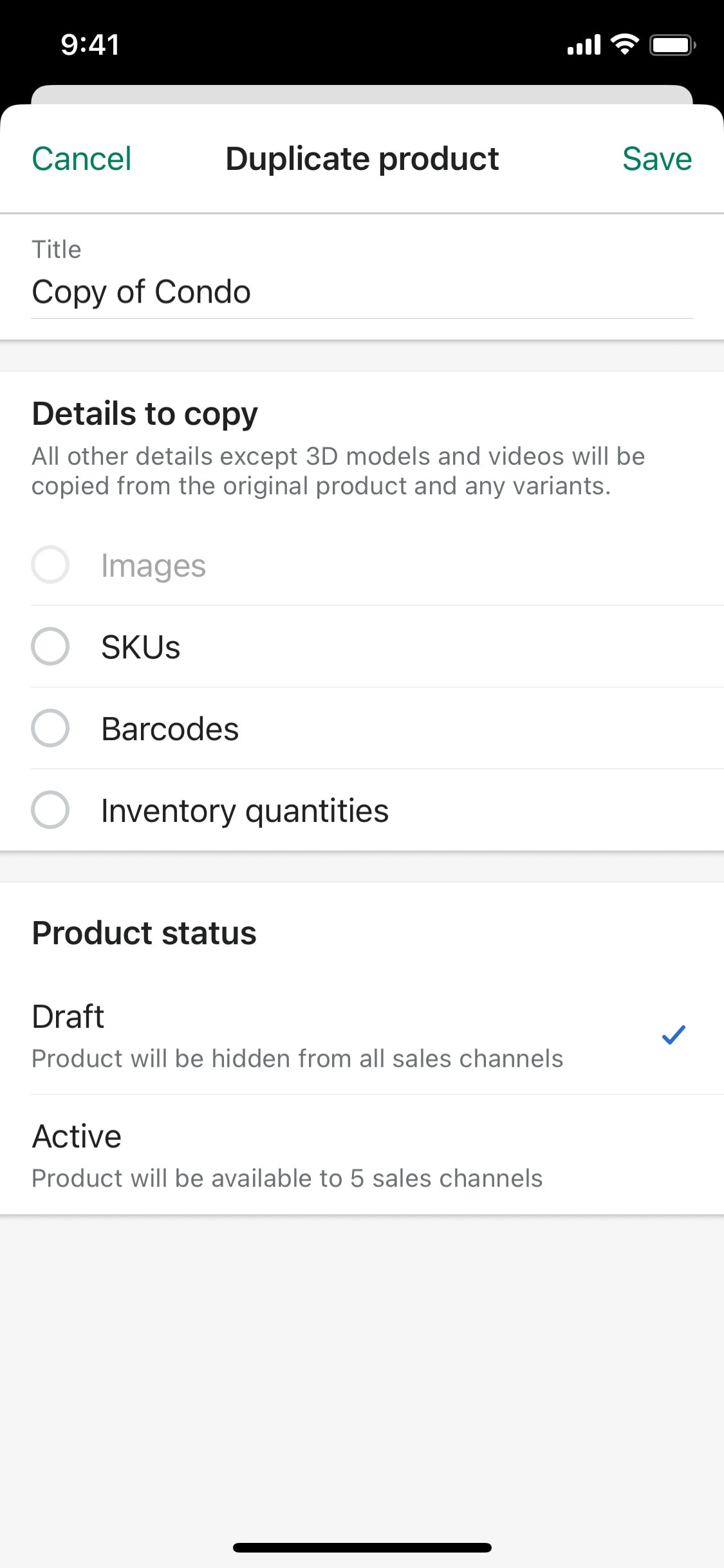 Shopify iOS screen 577