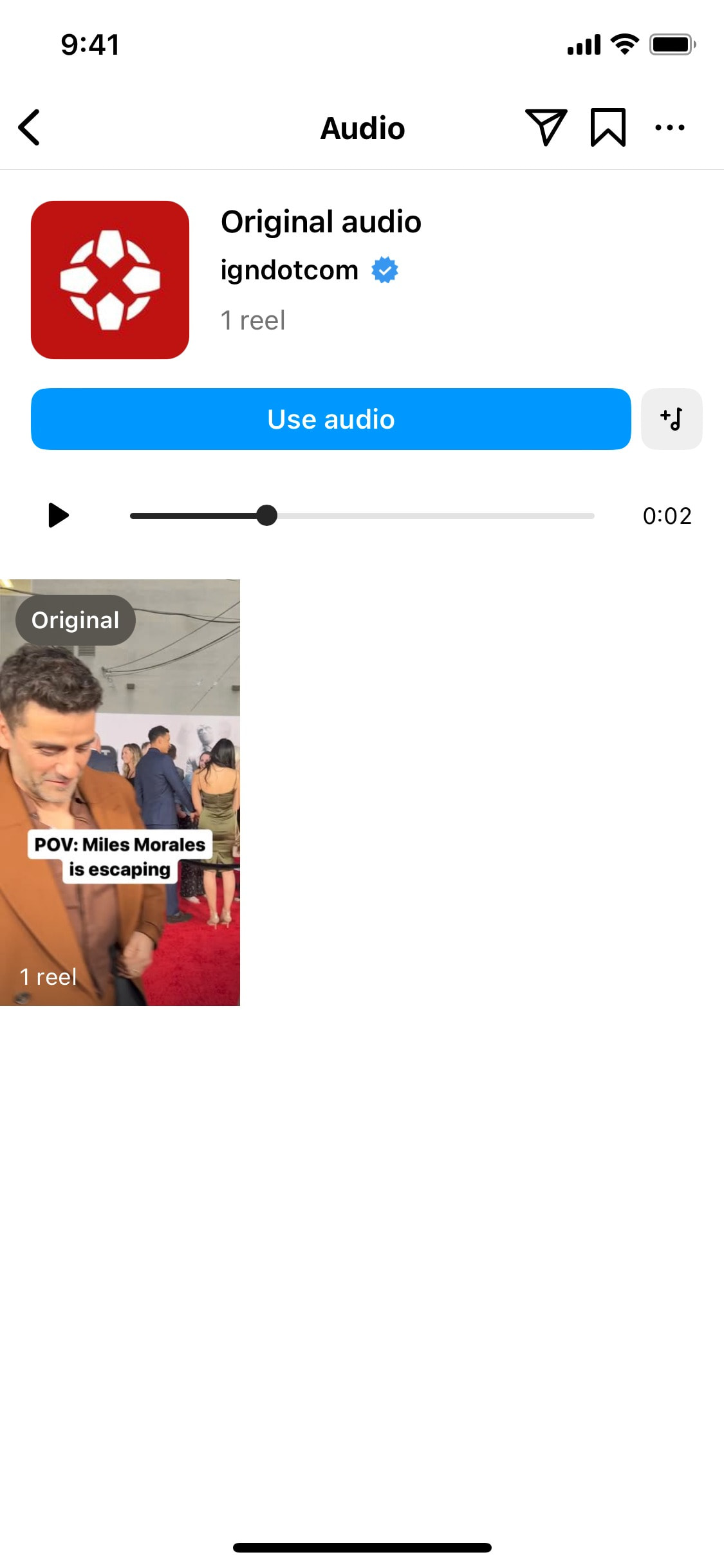 Instagram iOS screen 174