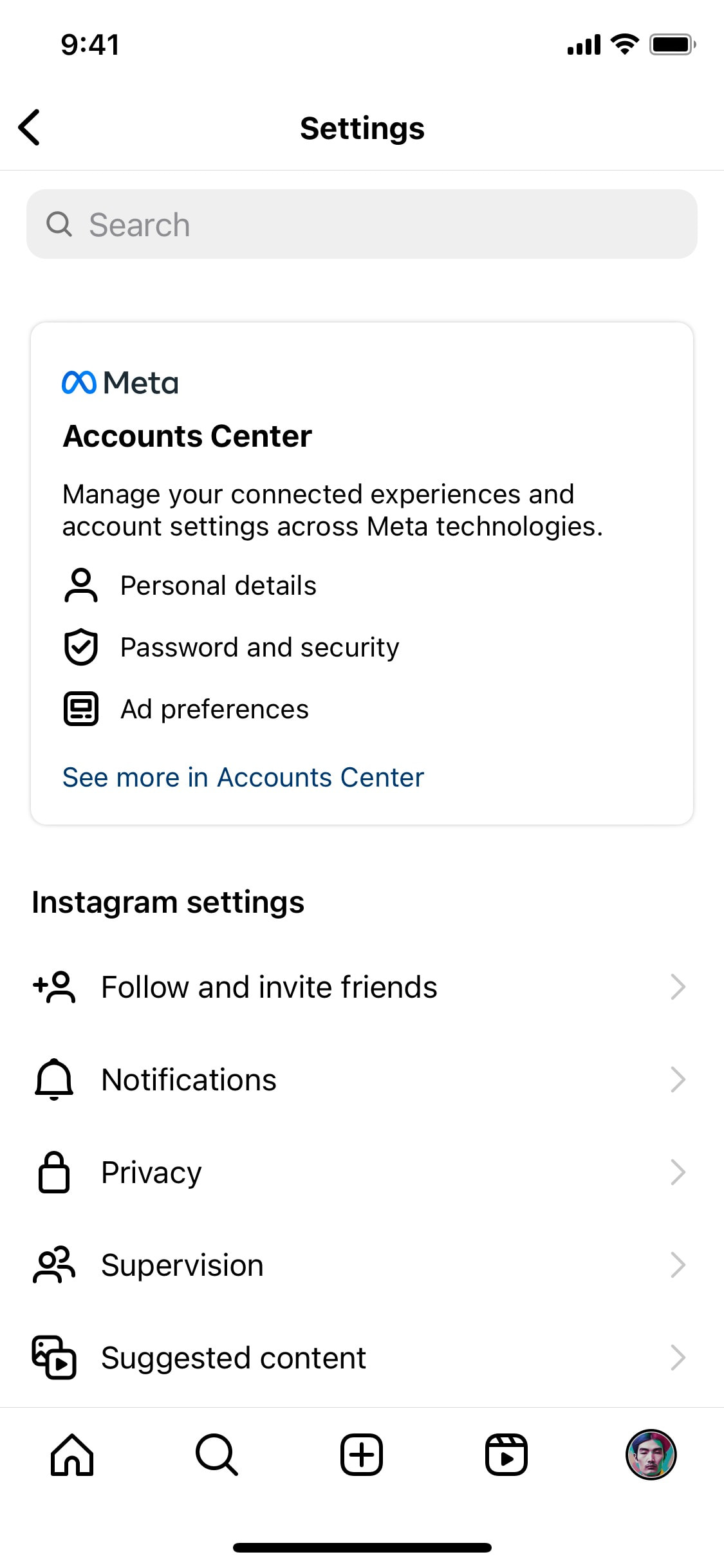Instagram iOS screen 448