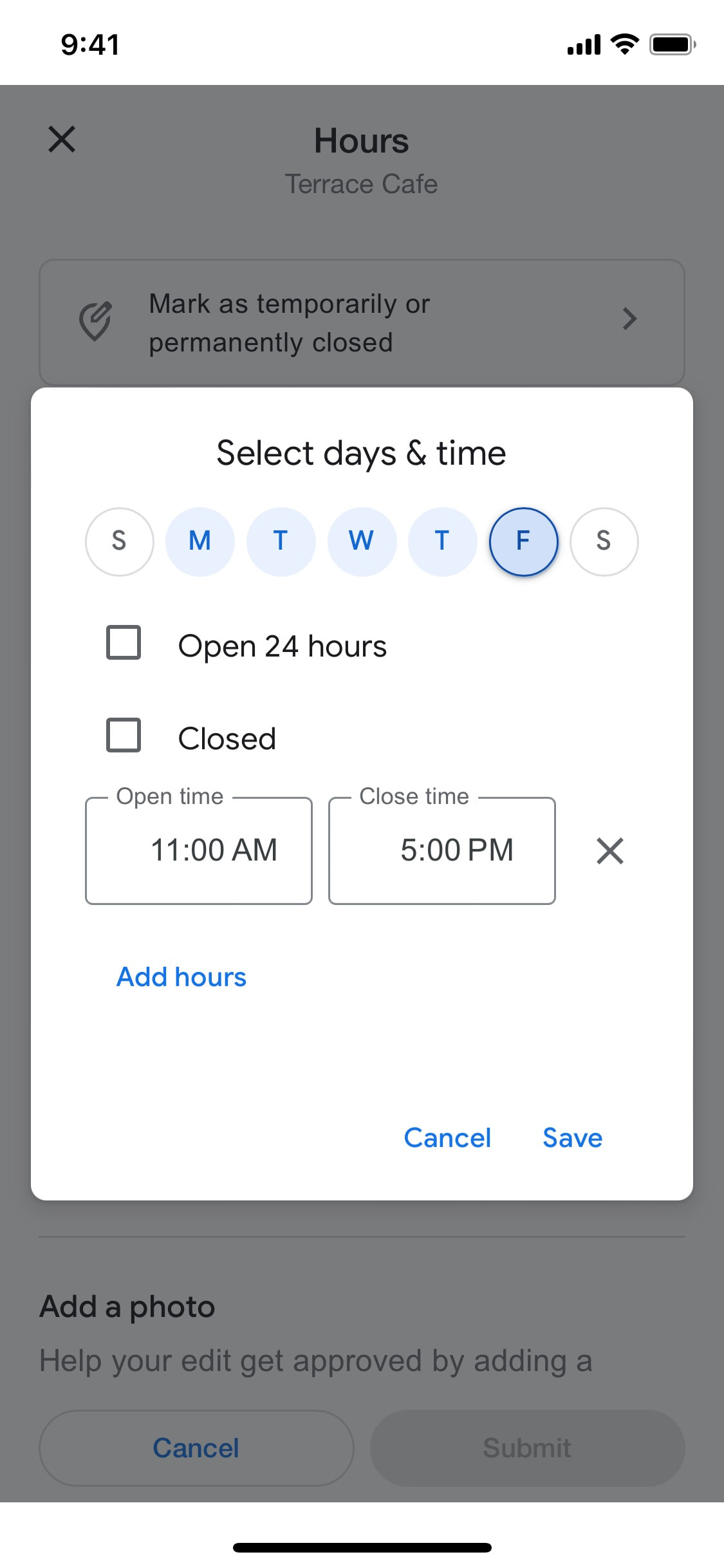 Google Maps iOS screen 180