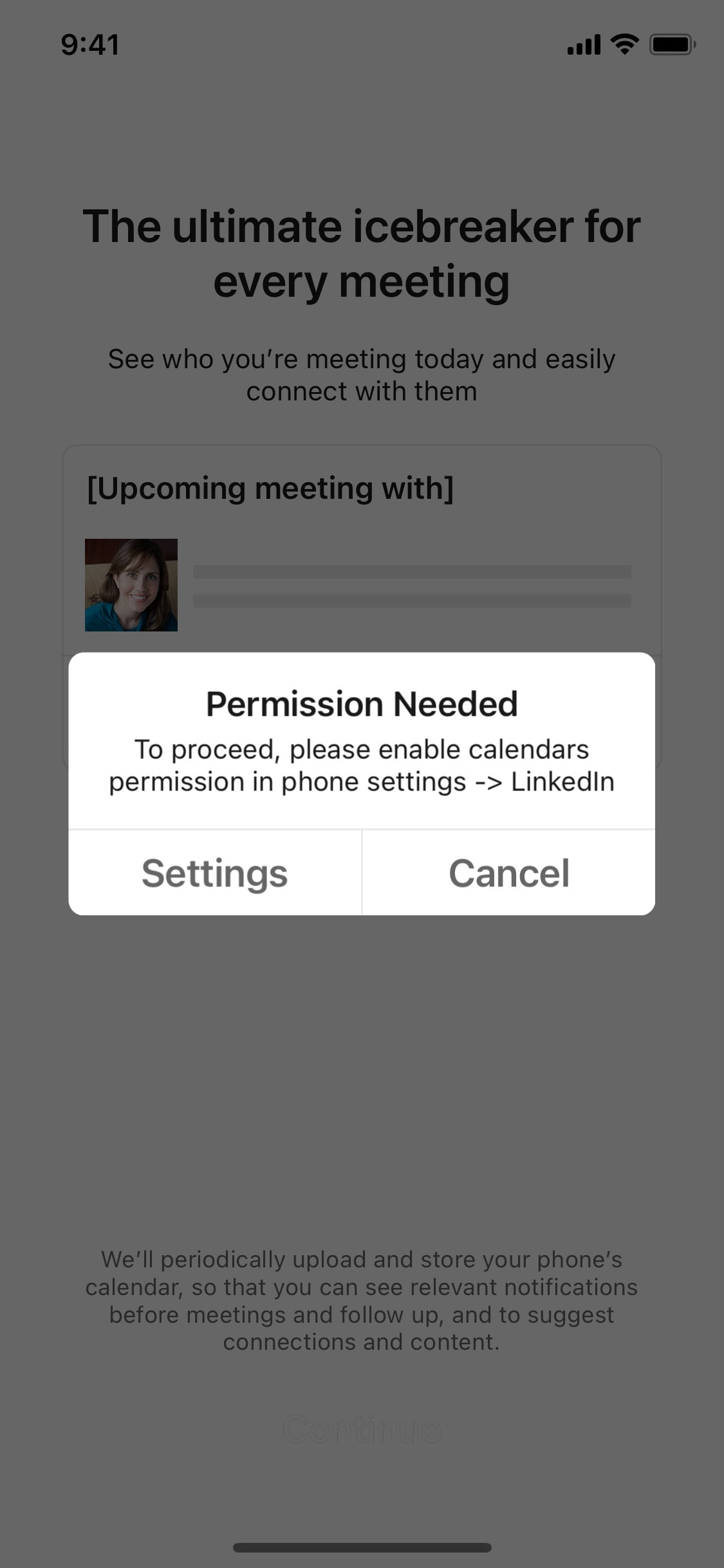 LinkedIn iOS screen 287
