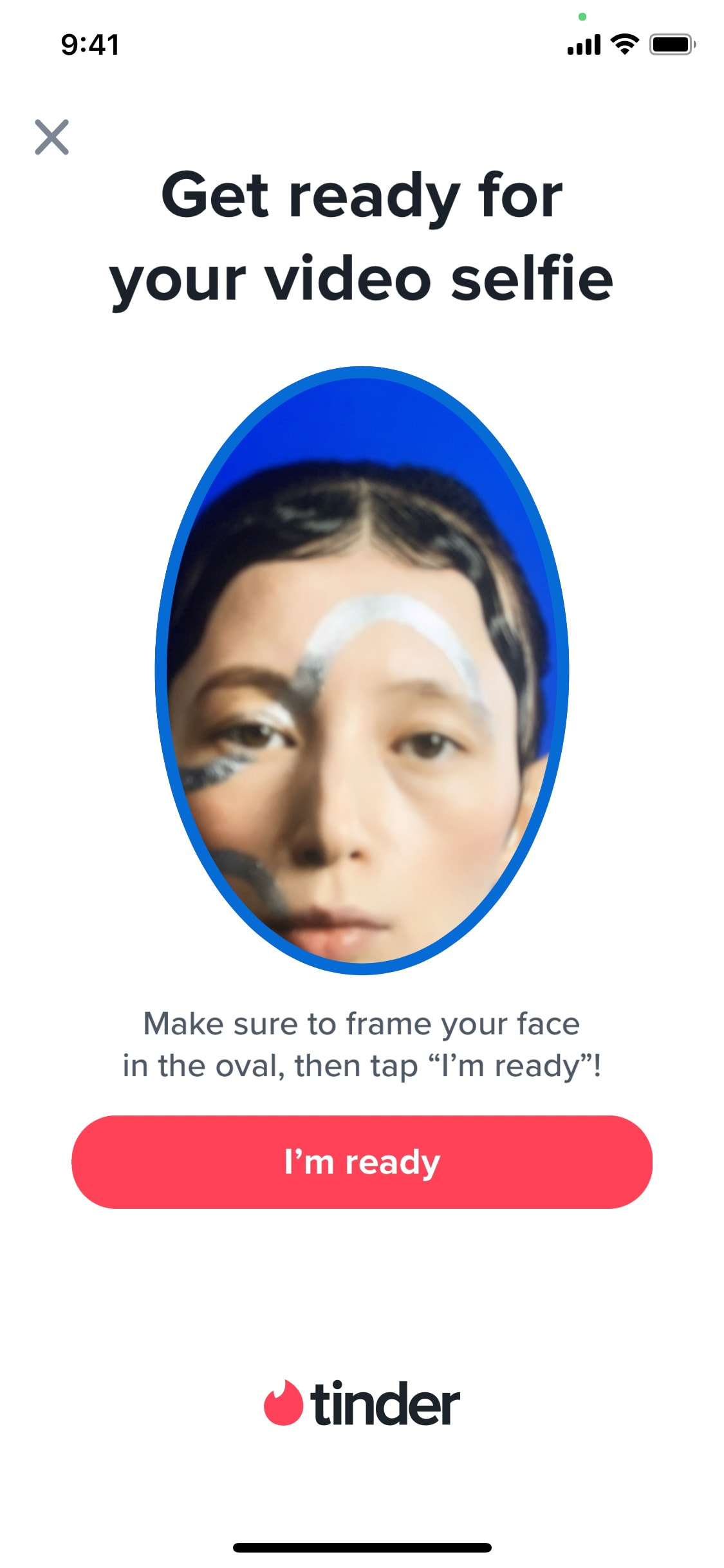 Tinder iOS screen 326